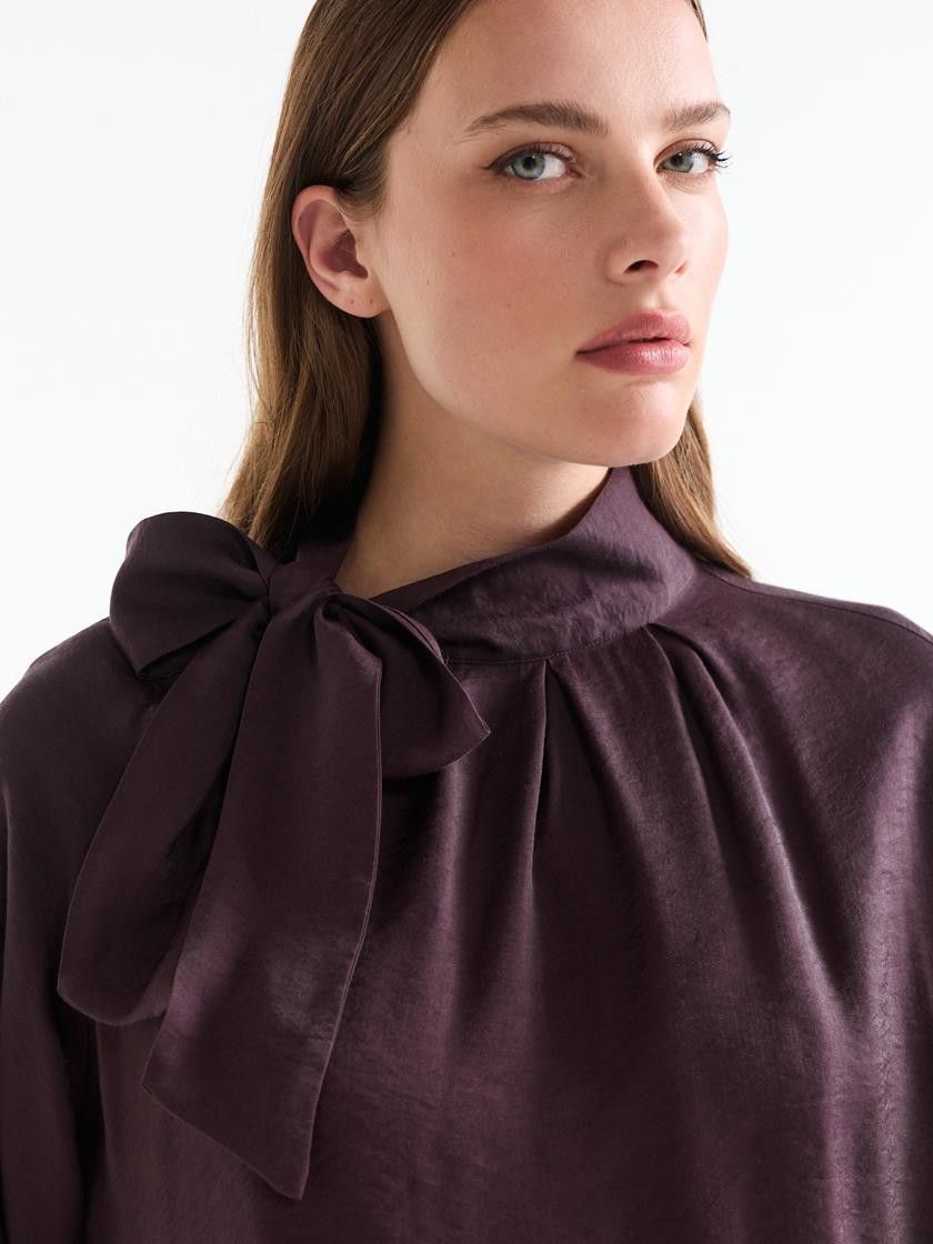 JANSEN AMSTERDAM - BLOUSE - Paars