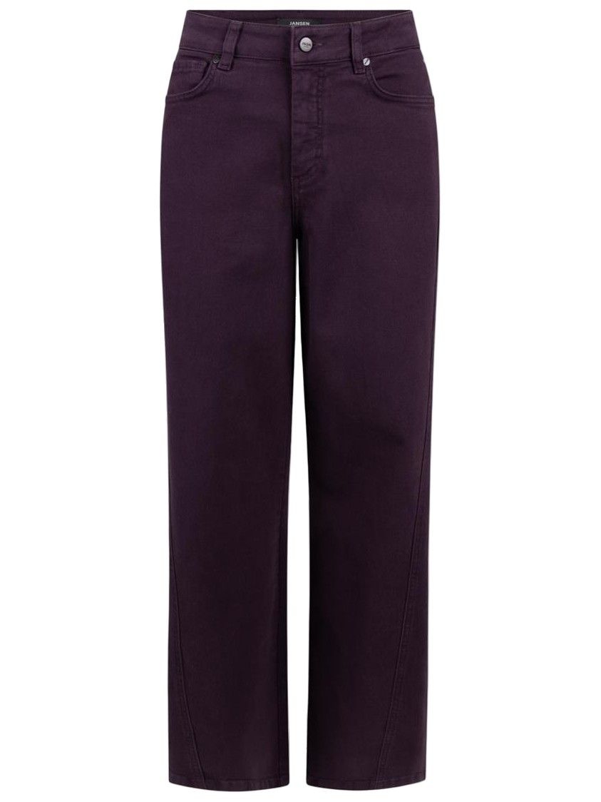 JANSEN AMSTERDAM - JEANS - Paars