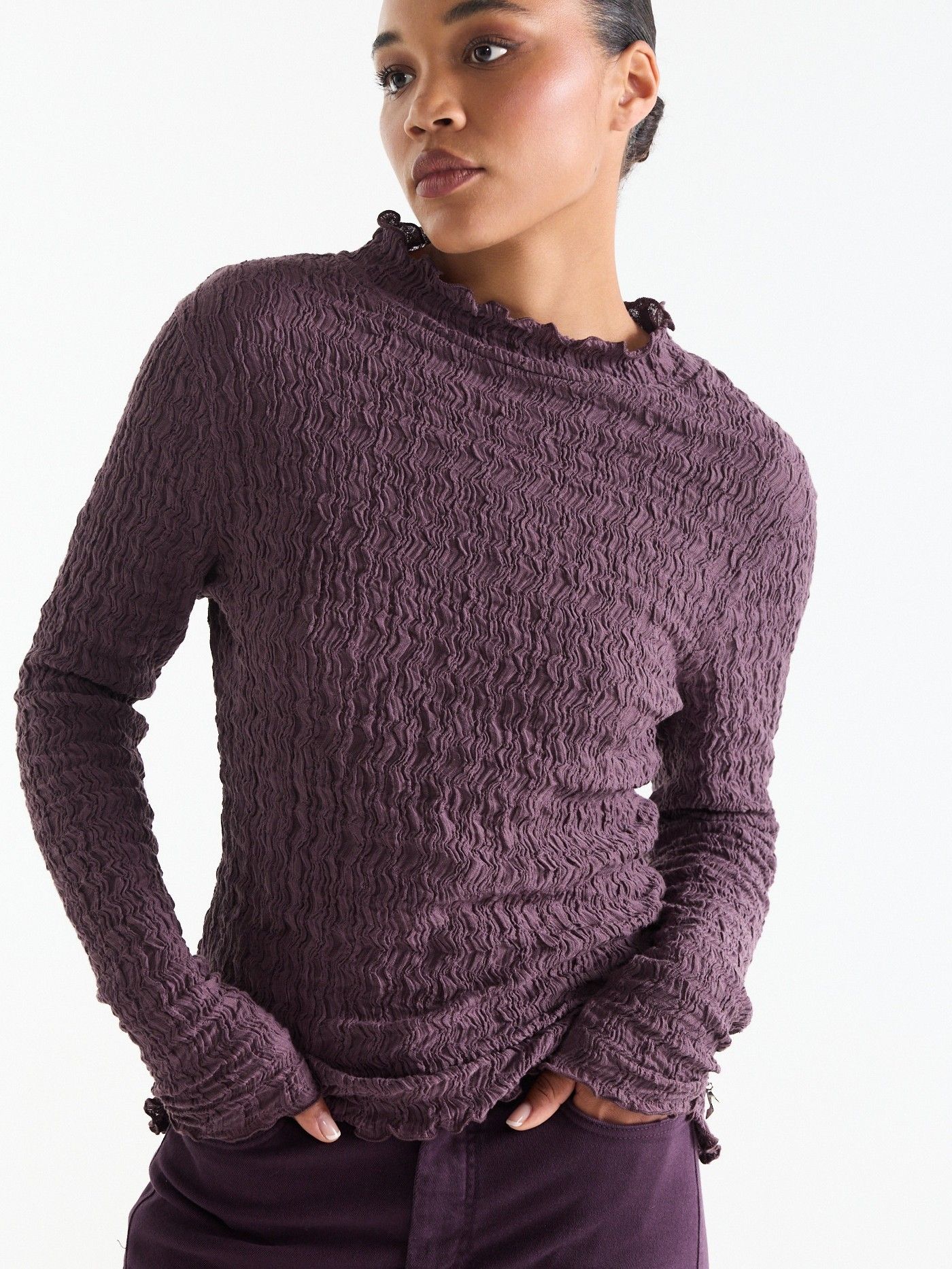 JANSEN AMSTERDAM - SHIRT - Paars