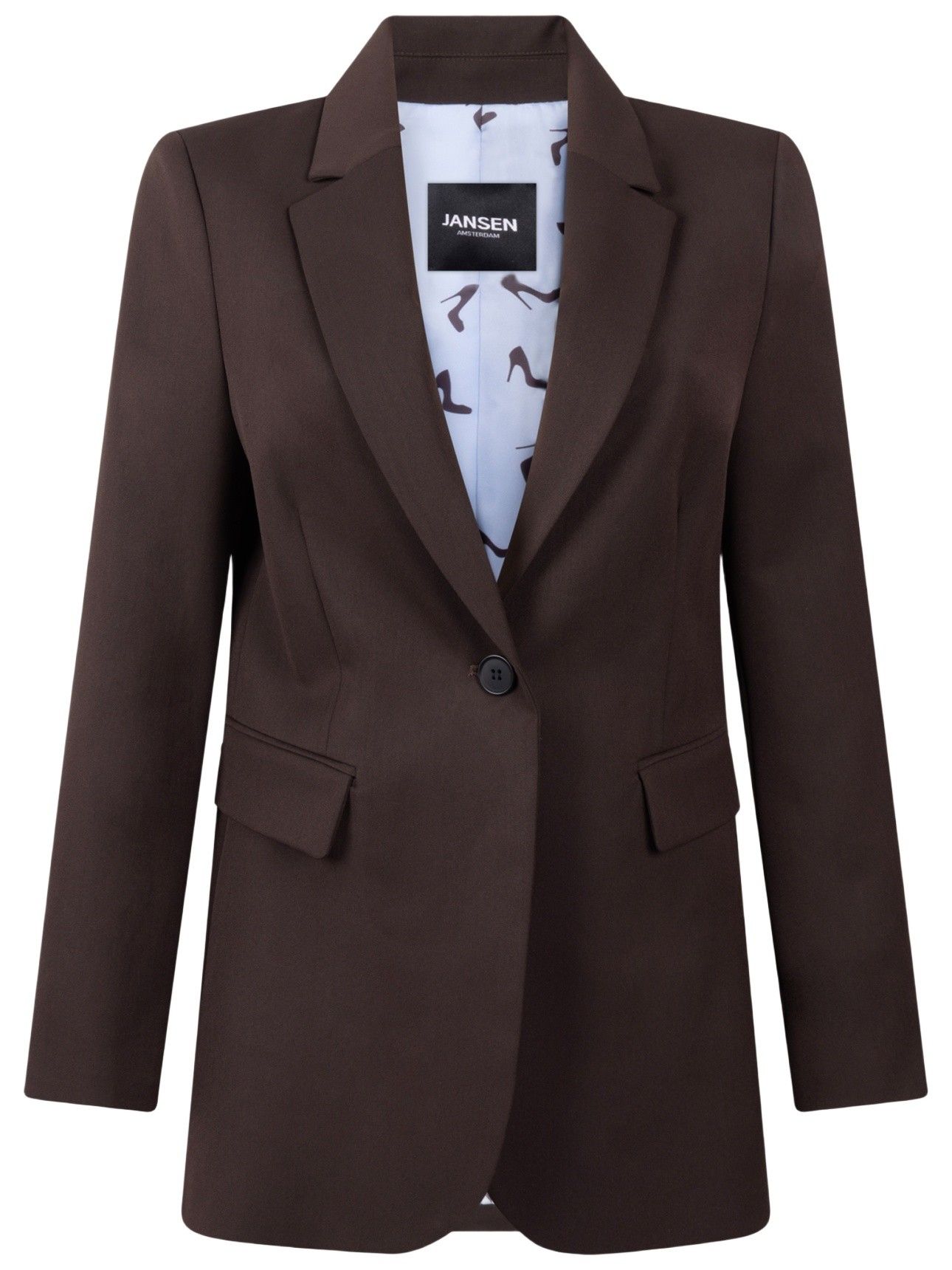 JANSEN AMSTERDAM - BLAZER - Bruin