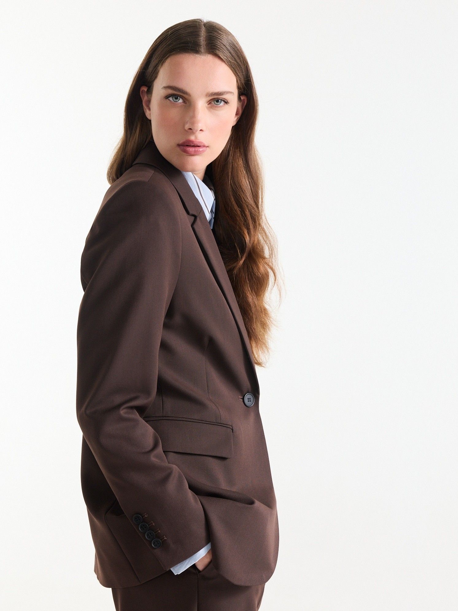 JANSEN AMSTERDAM - BLAZER - Bruin