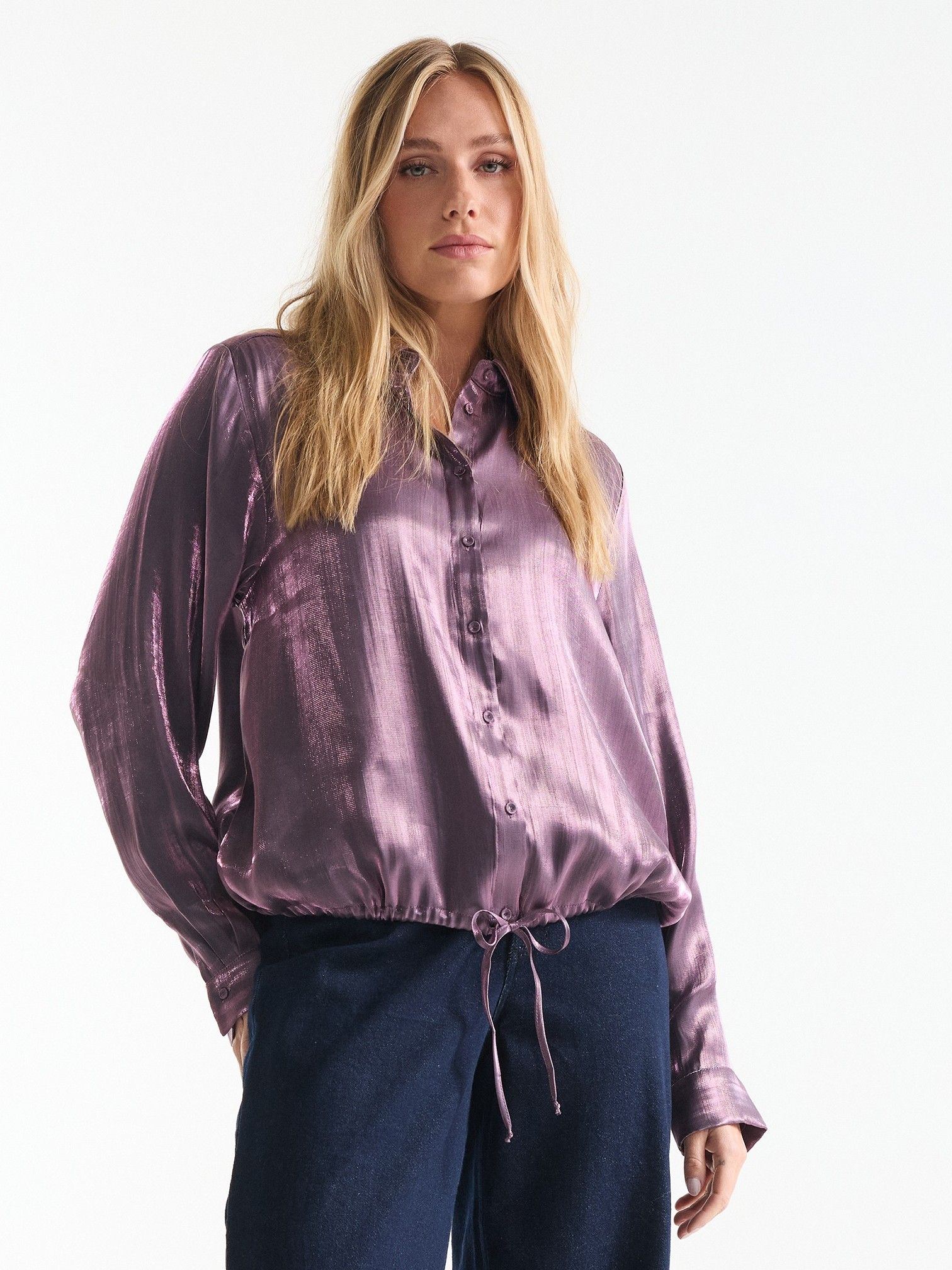 JANSEN AMSTERDAM - BLOUSE - Paars