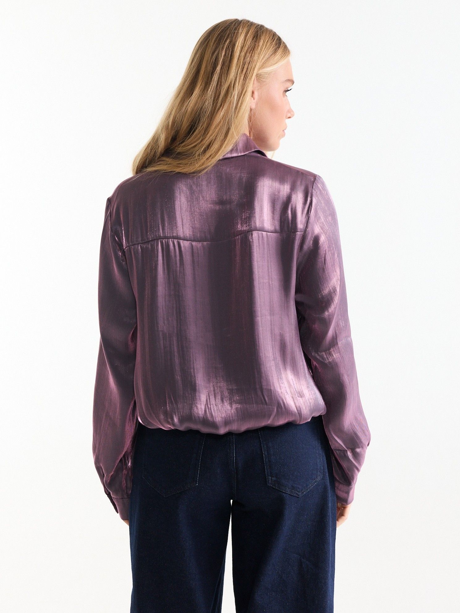 JANSEN AMSTERDAM - BLOUSE - Paars