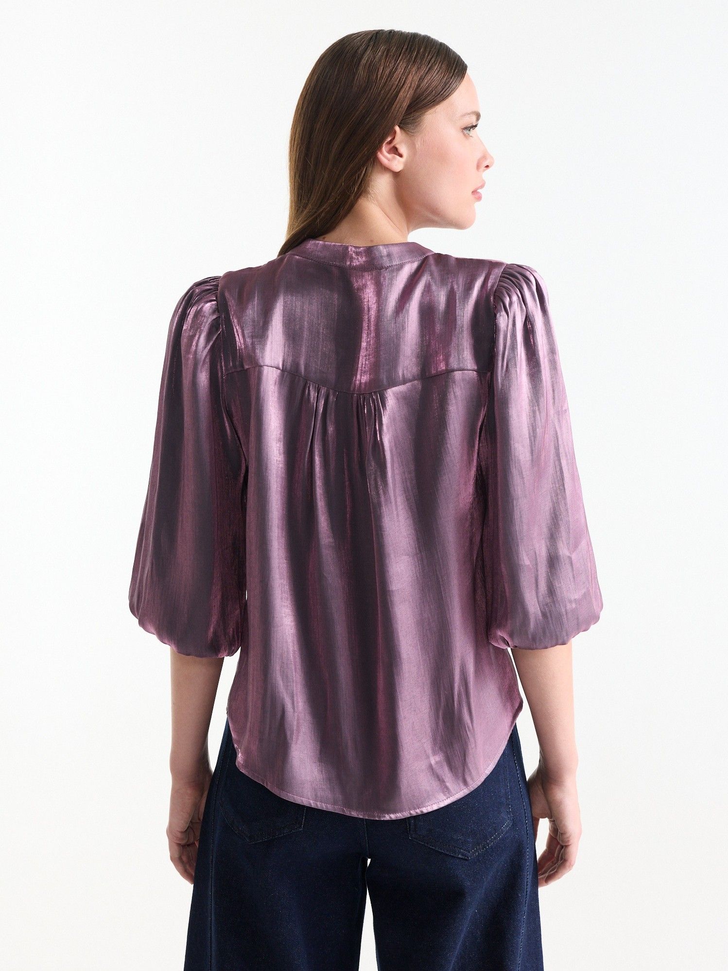 JANSEN AMSTERDAM - BLOUSE - Paars