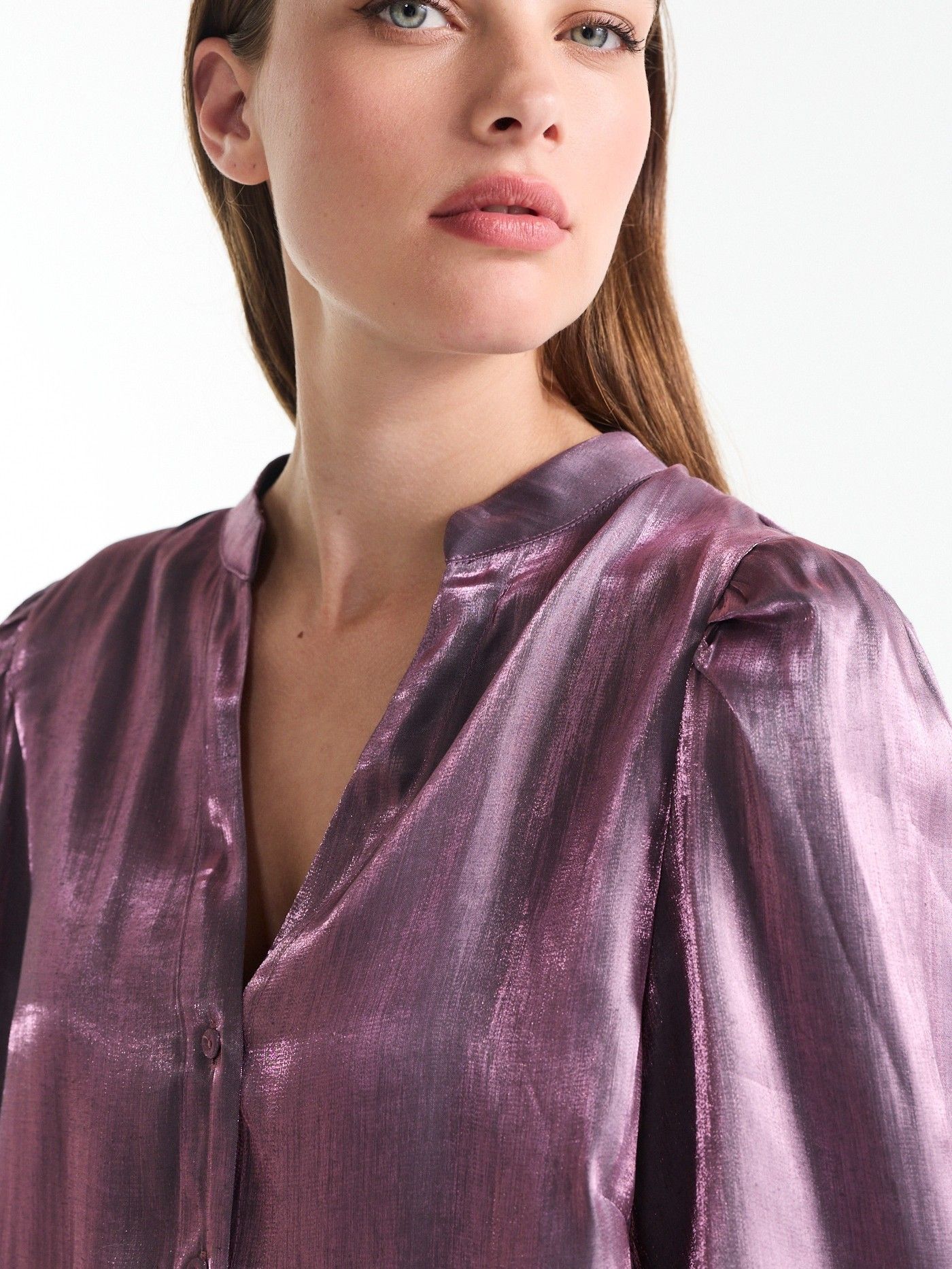 JANSEN AMSTERDAM - BLOUSE - Paars