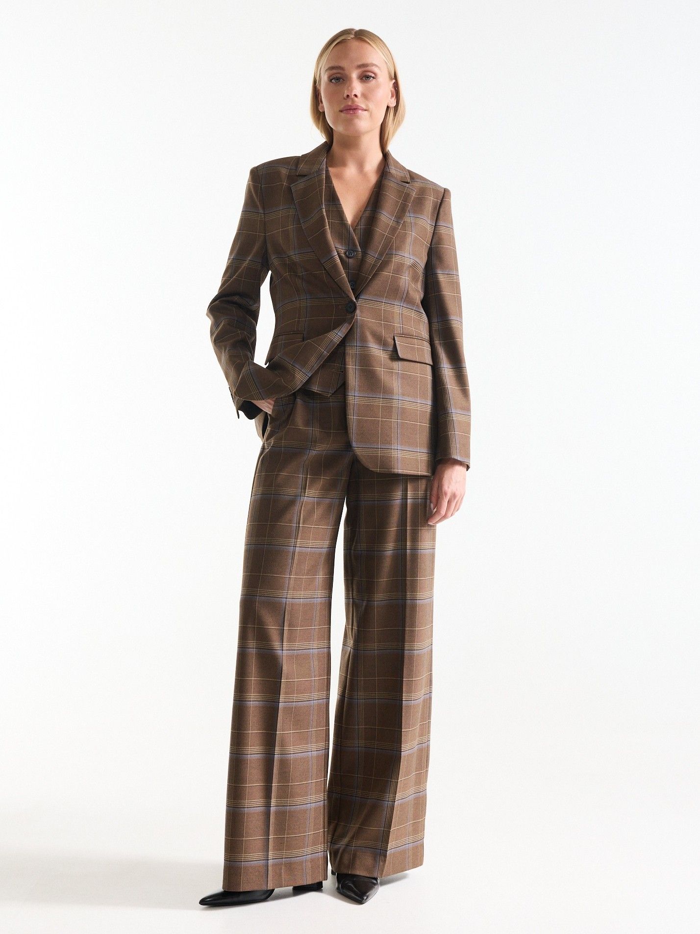 JANSEN AMSTERDAM - BLAZER - Bruin