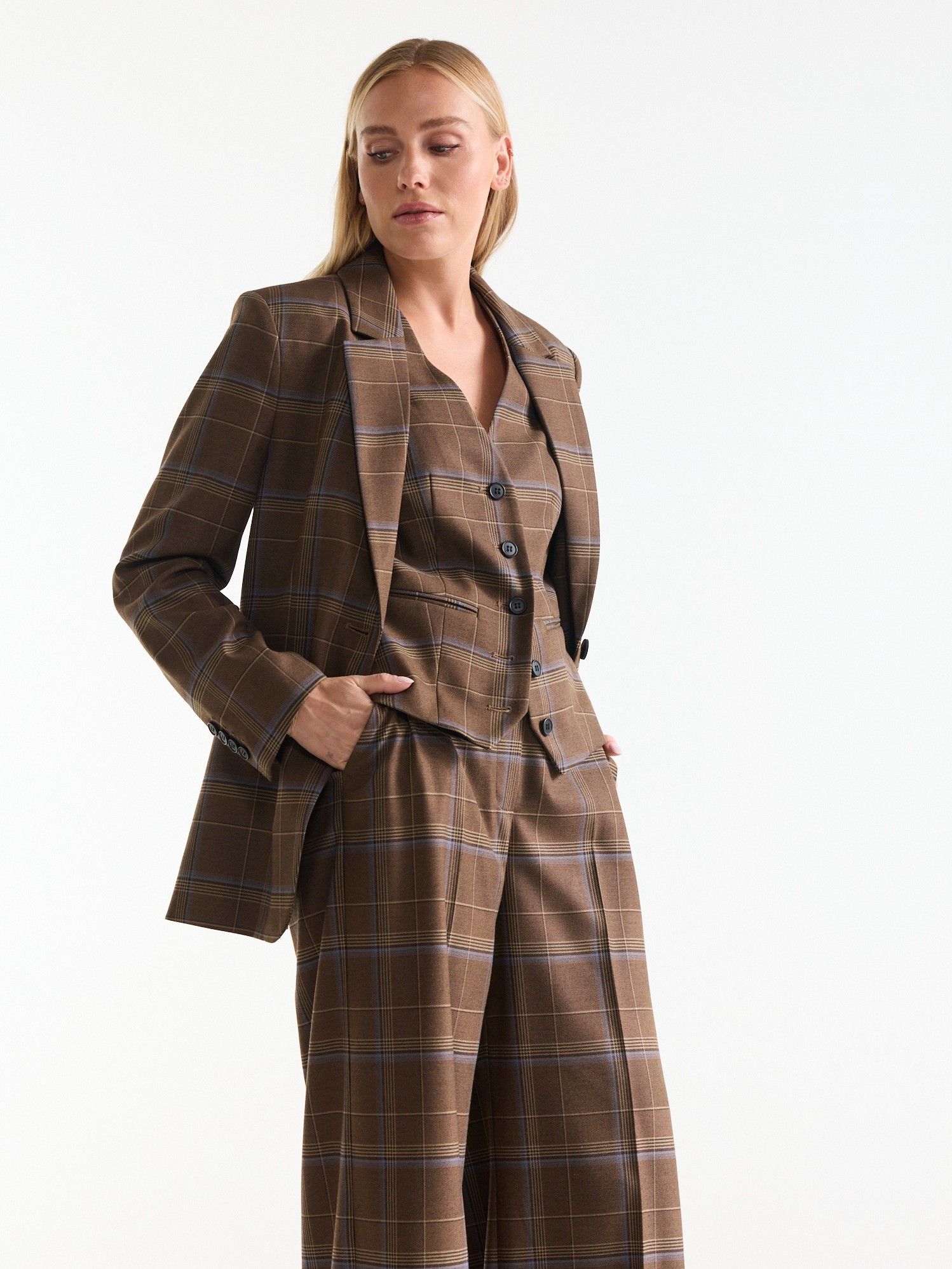 JANSEN AMSTERDAM - BLAZER - Bruin