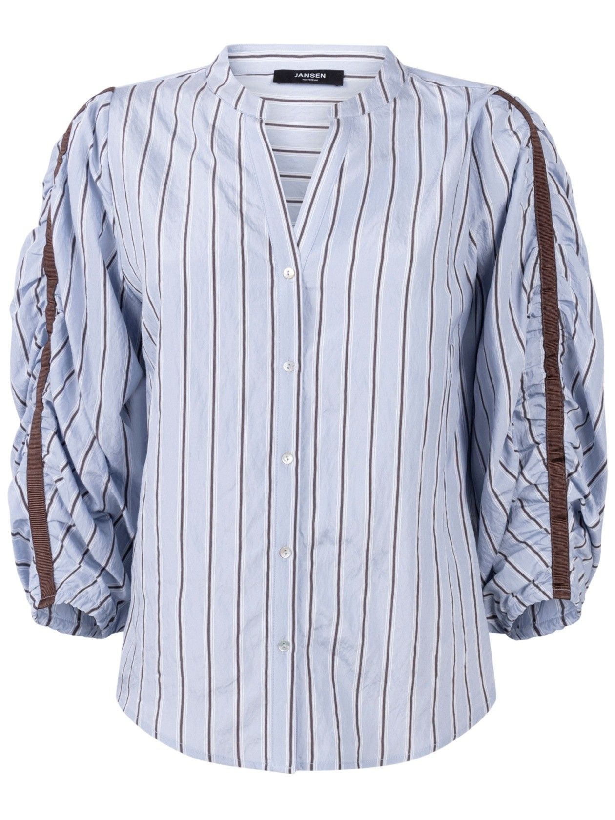 JANSEN AMSTERDAM - BLOUSE - Blauw