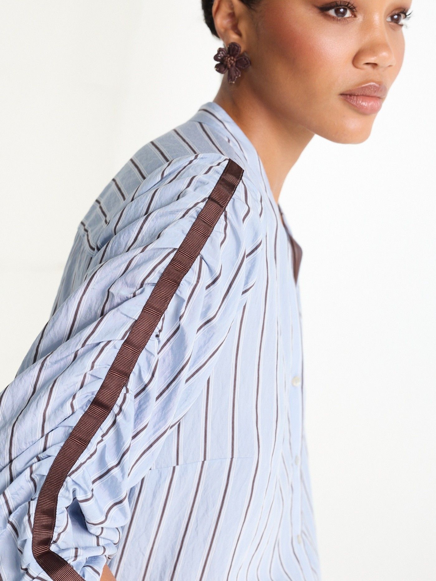 JANSEN AMSTERDAM - BLOUSE - Blauw