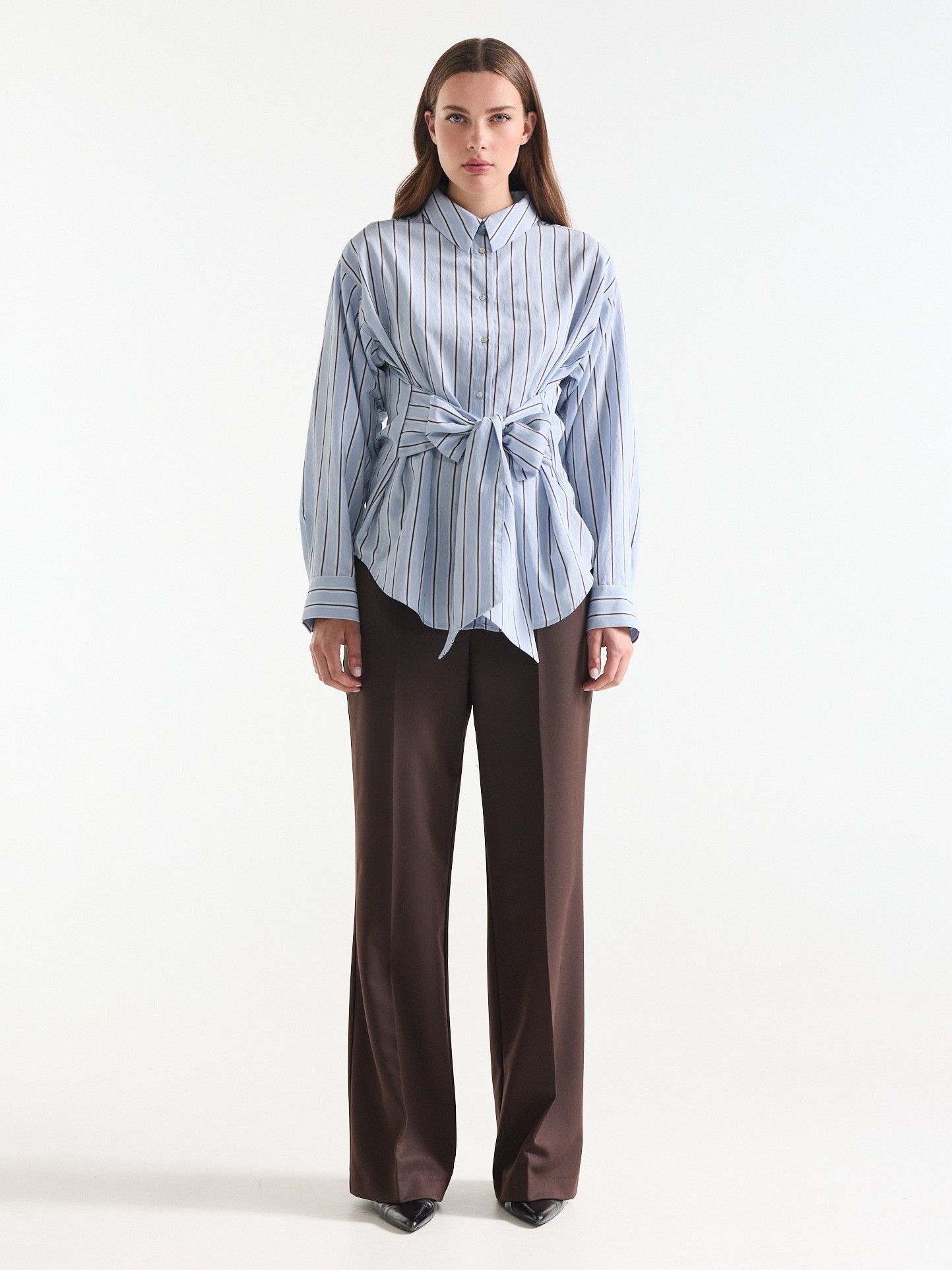 JANSEN AMSTERDAM - BLOUSE - Blauw