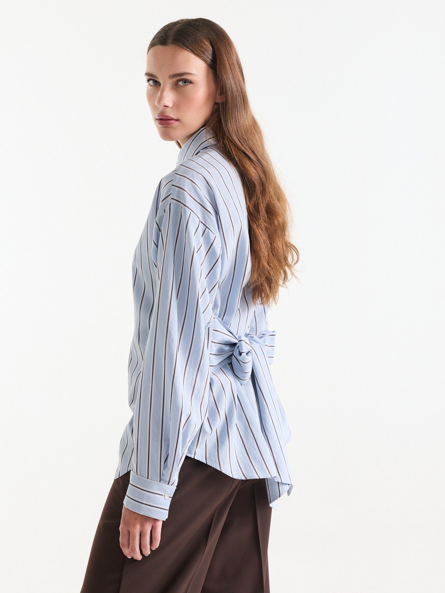 JANSEN AMSTERDAM - BLOUSE - Blauw