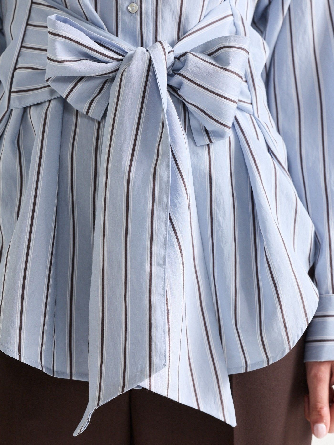 JANSEN AMSTERDAM - BLOUSE - Blauw