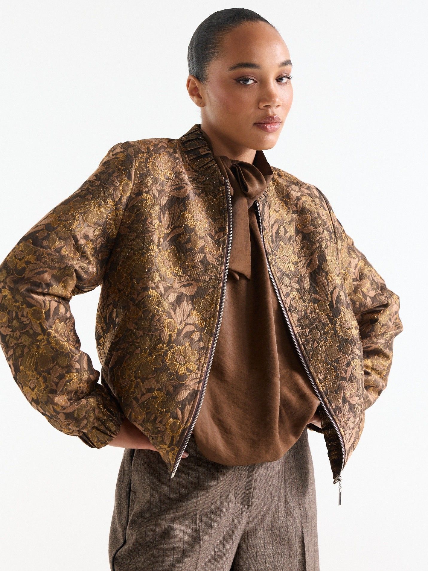 JANSEN AMSTERDAM - BLAZER - Bruin