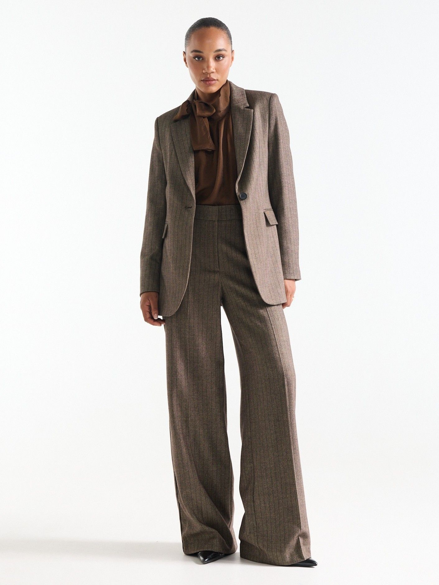 JANSEN AMSTERDAM - BLAZER - Bruin