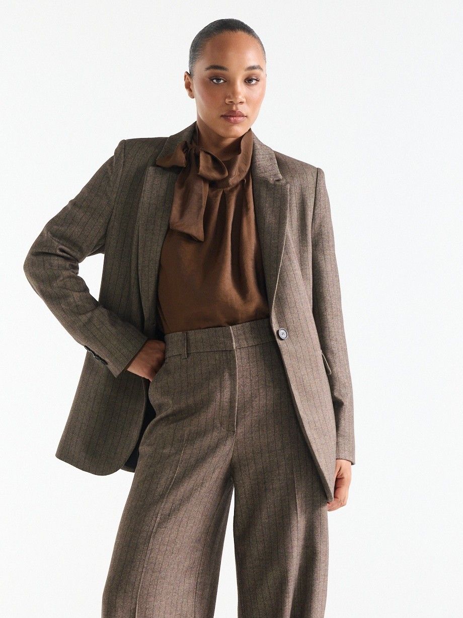 JANSEN AMSTERDAM - BLAZER - Bruin
