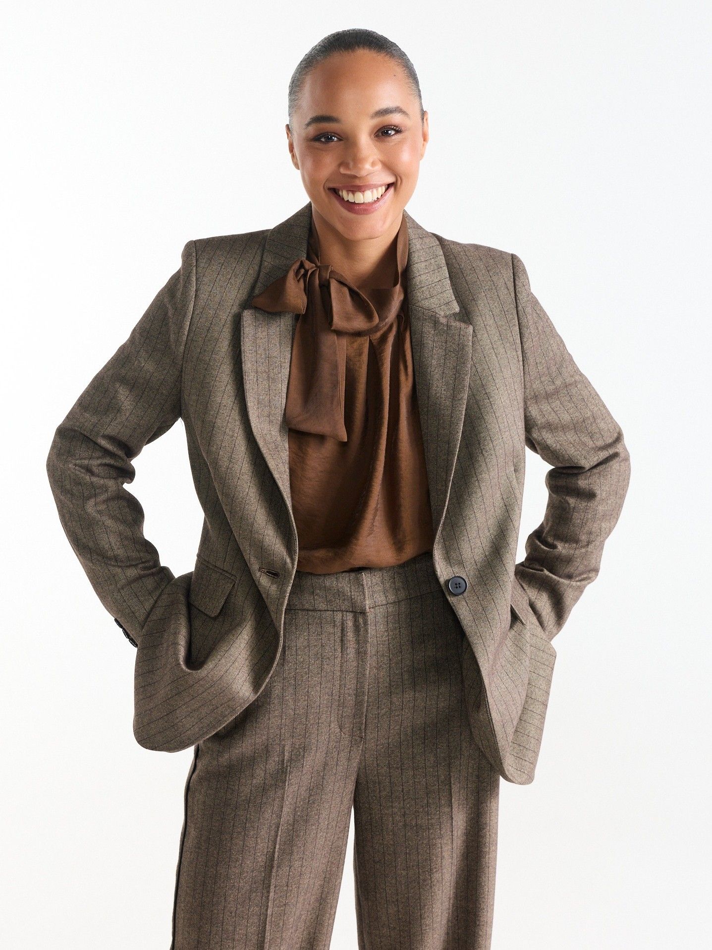 JANSEN AMSTERDAM - BLAZER - Bruin