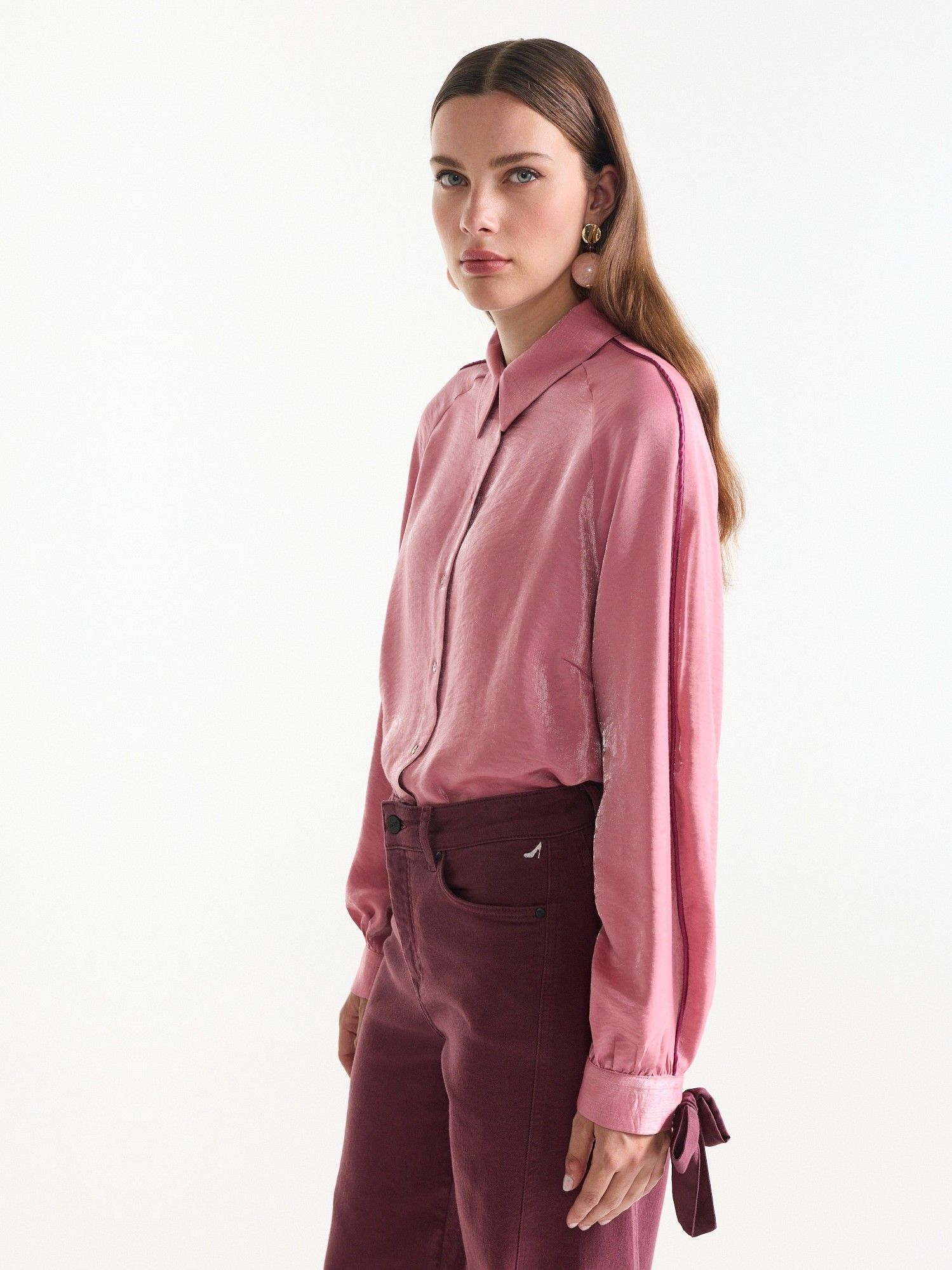 JANSEN AMSTERDAM - BLOUSE - Roze