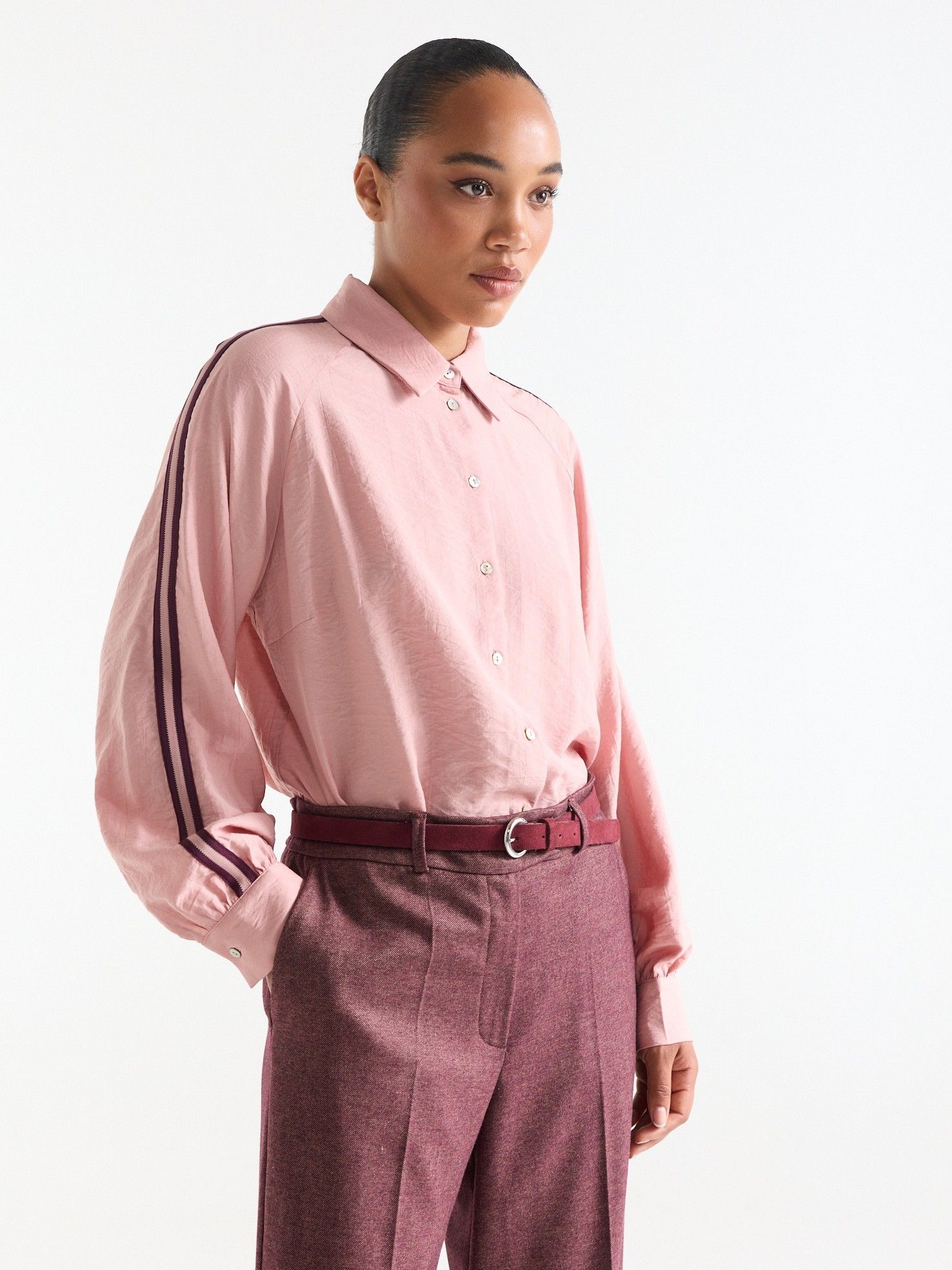 JANSEN AMSTERDAM - BLOUSE - Roze
