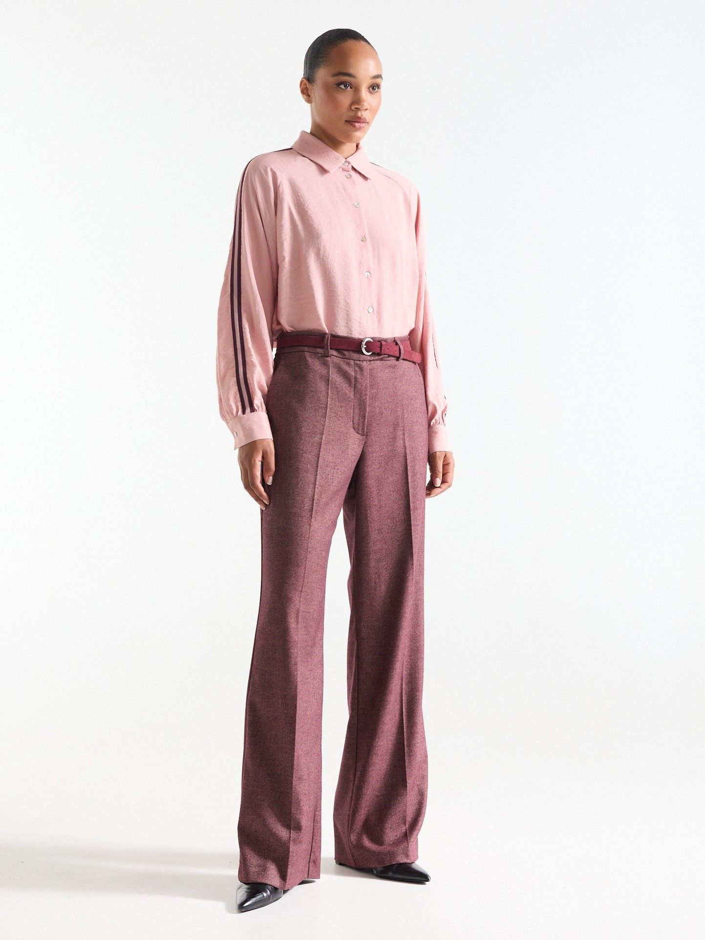 JANSEN AMSTERDAM - BROEK - Rood