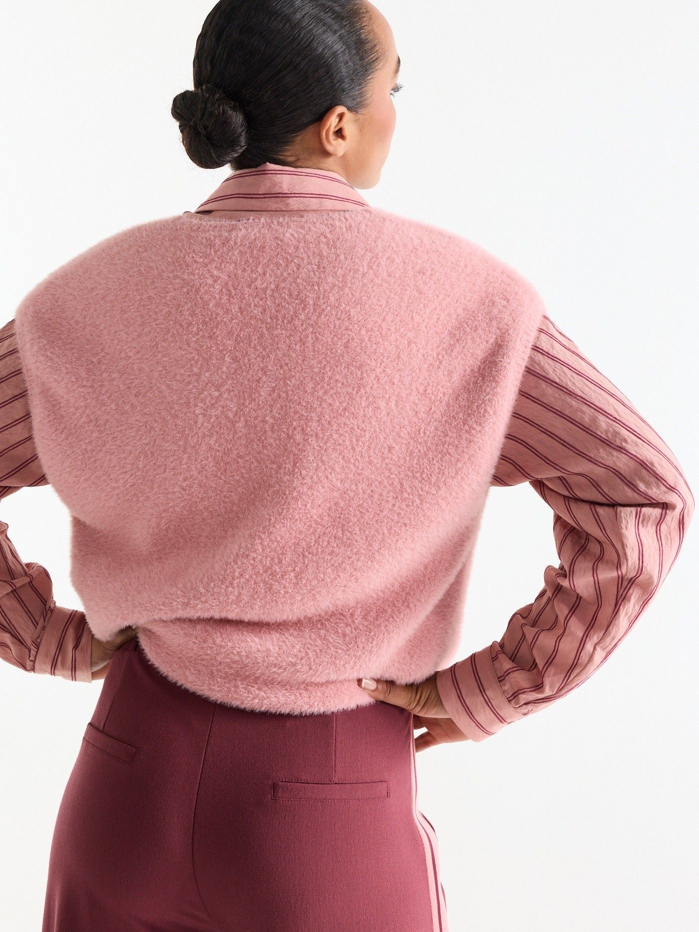 JANSEN AMSTERDAM - GILET - Roze