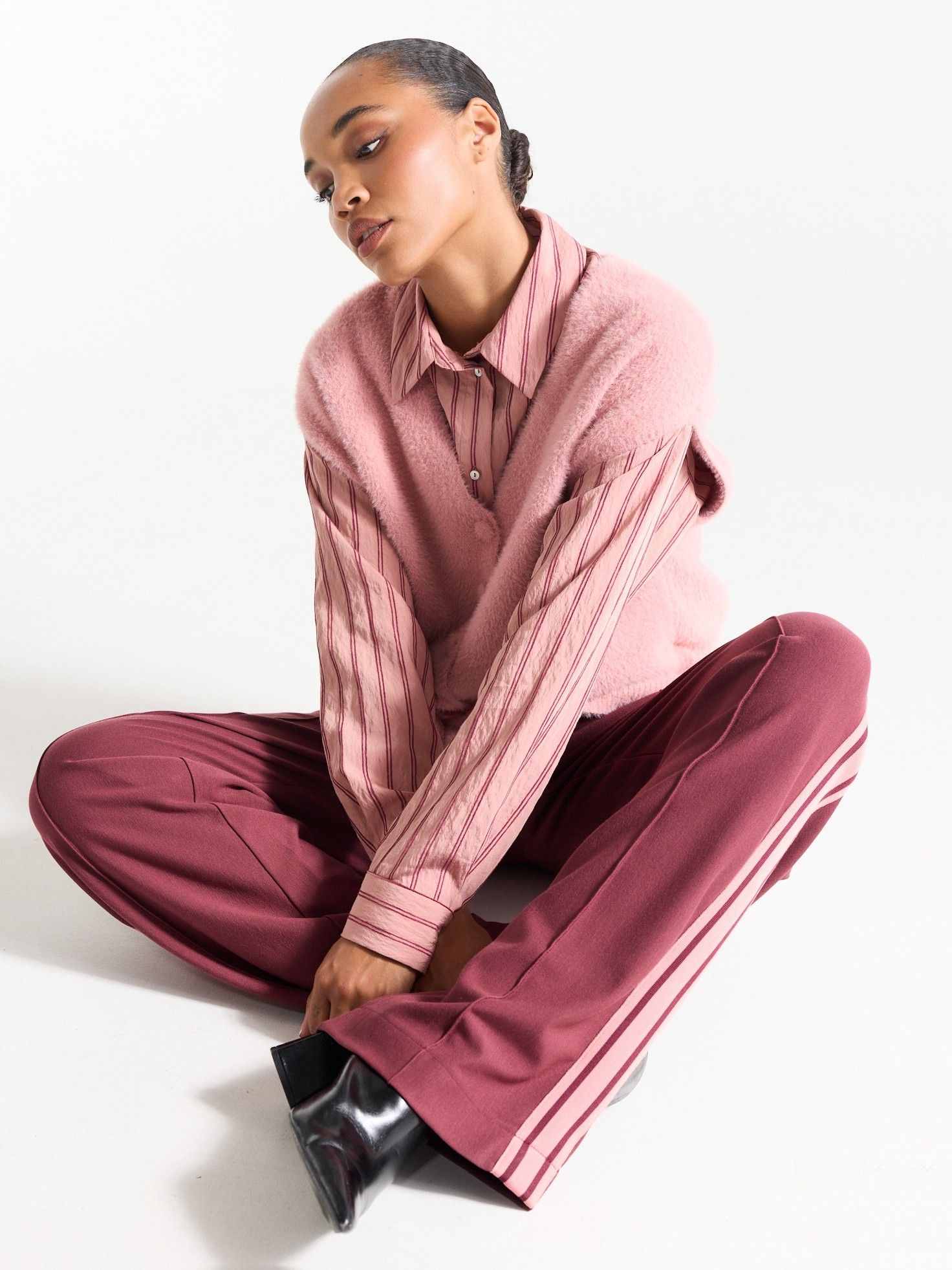 JANSEN AMSTERDAM - GILET - Roze