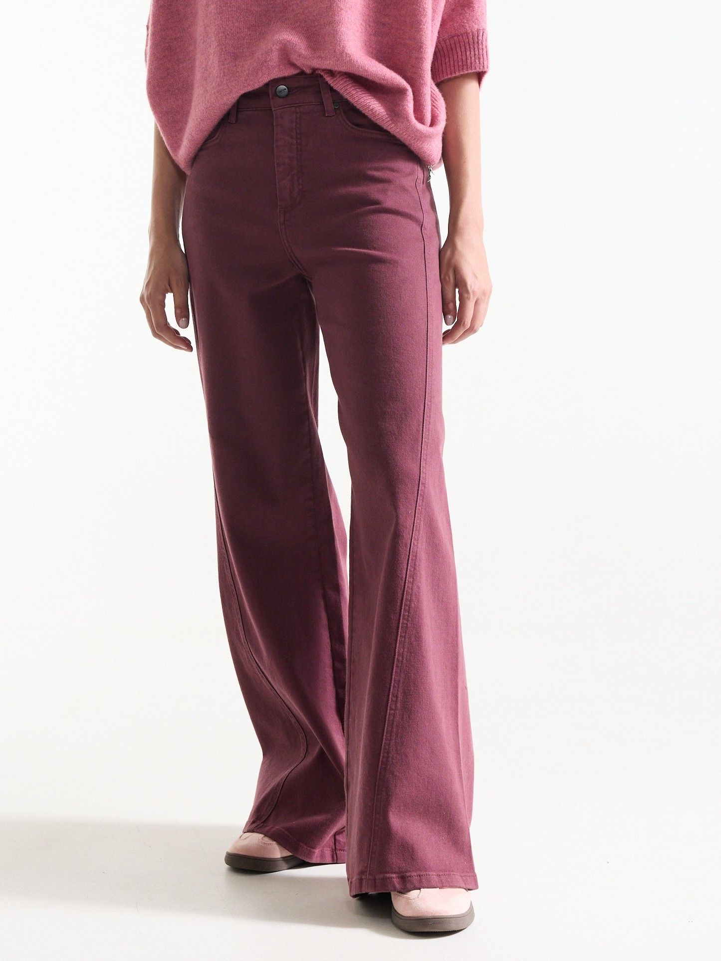 JANSEN AMSTERDAM - JEANS - Rood