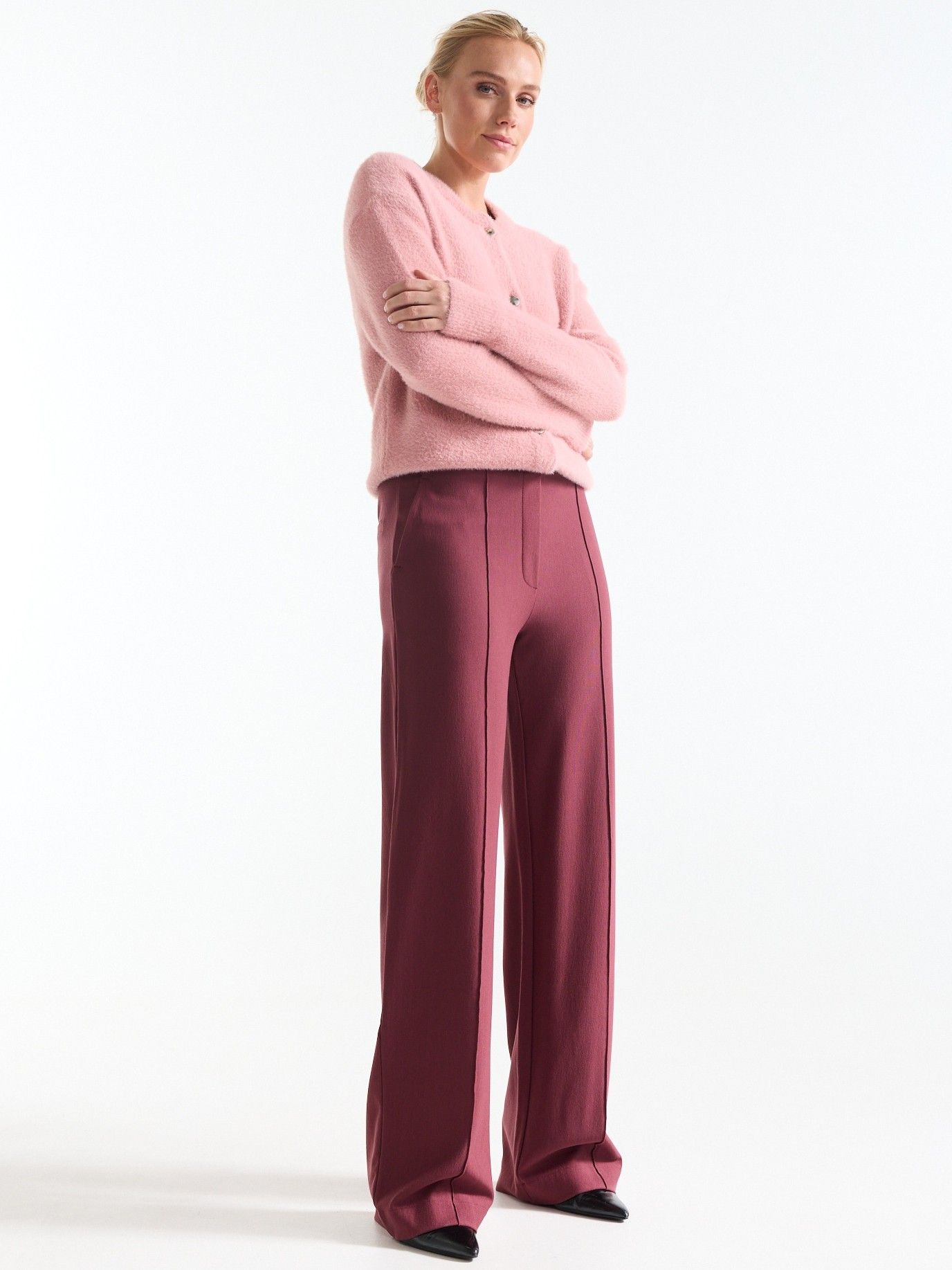 JANSEN AMSTERDAM - BROEK - Rood
