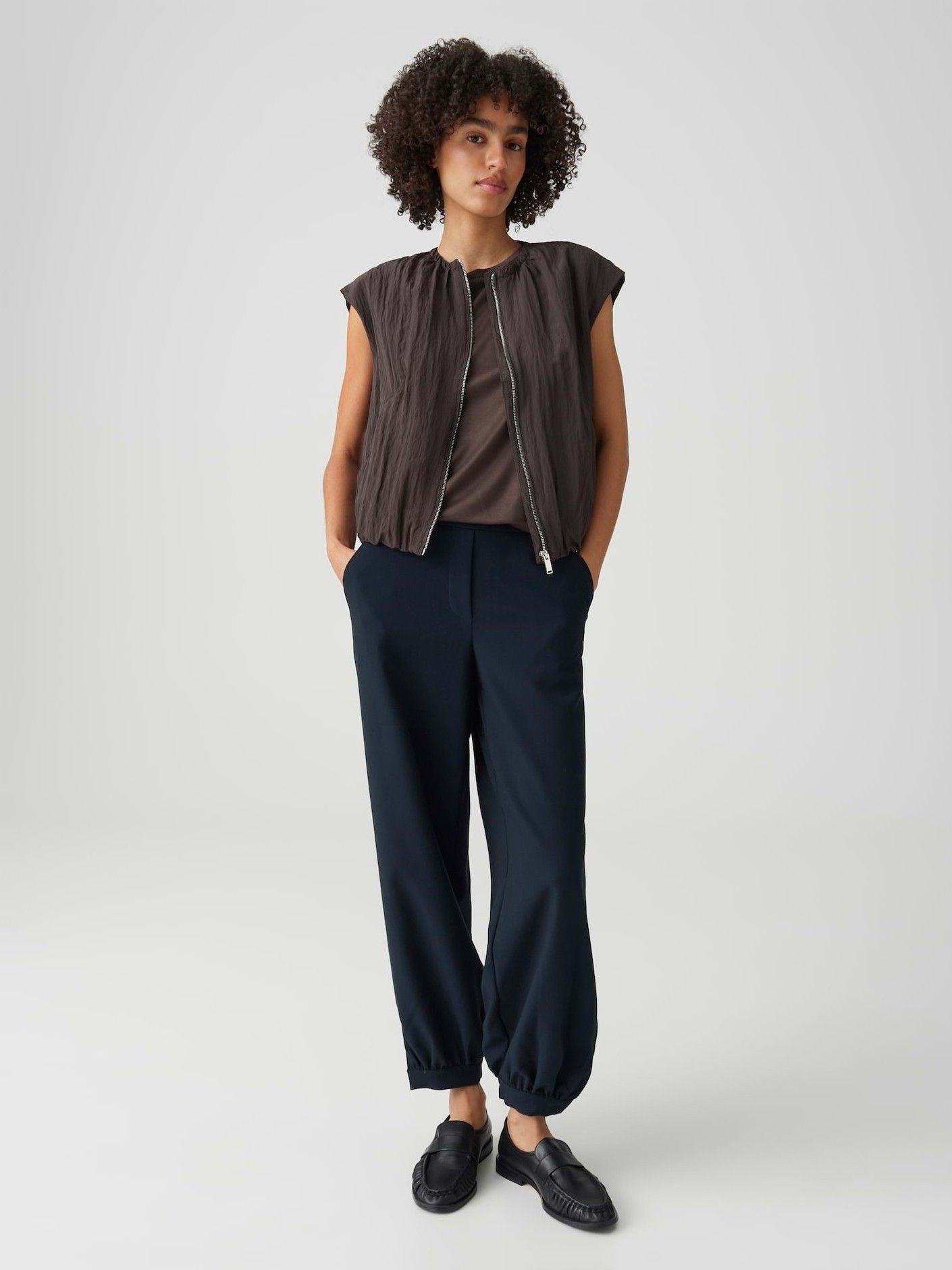 OPUS - GILET - Bruin