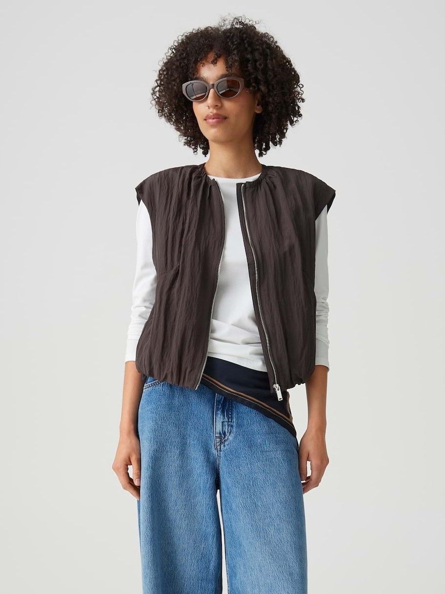 OPUS - GILET - Bruin