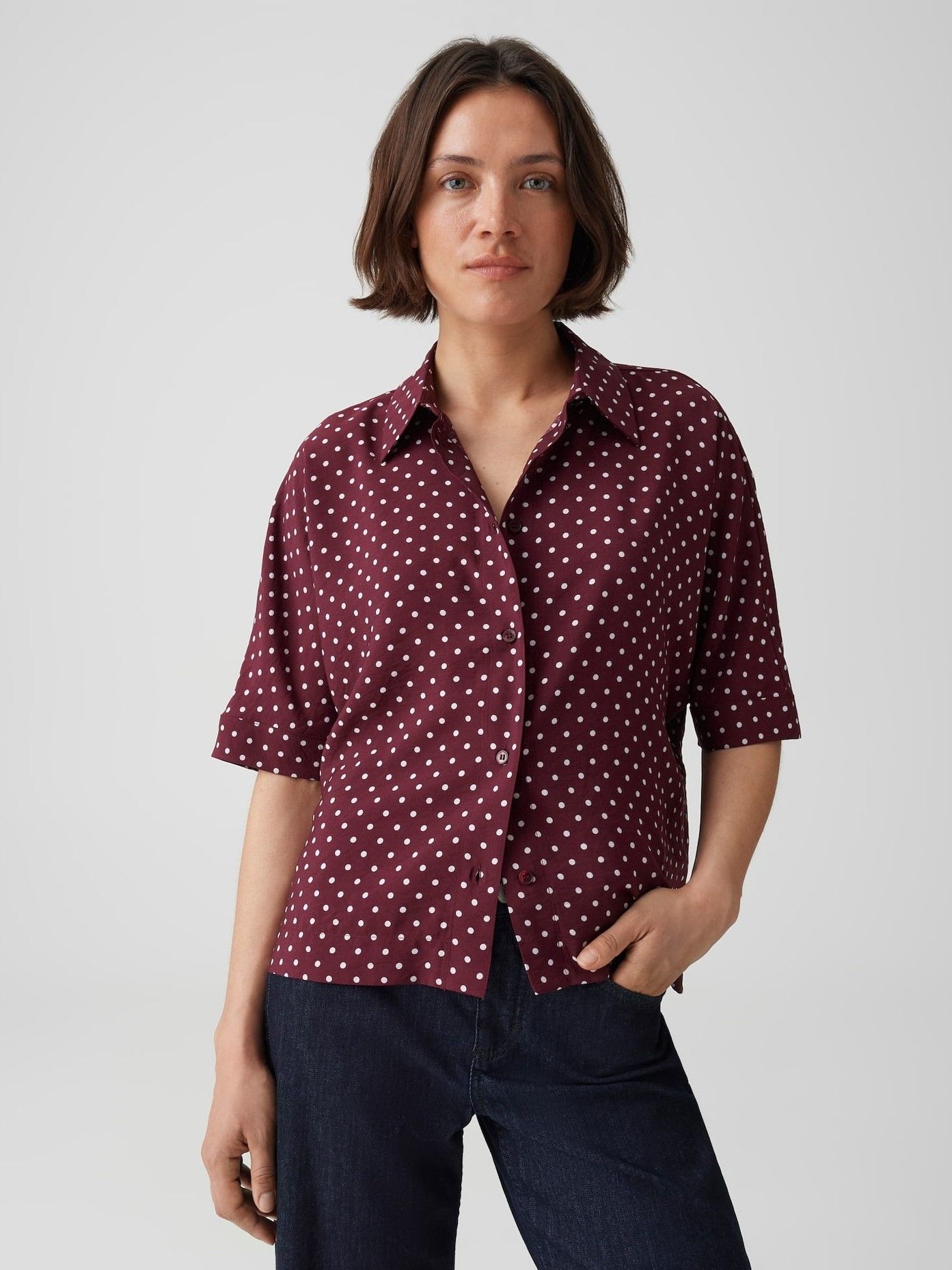 OPUS - BLOUSE - Rood