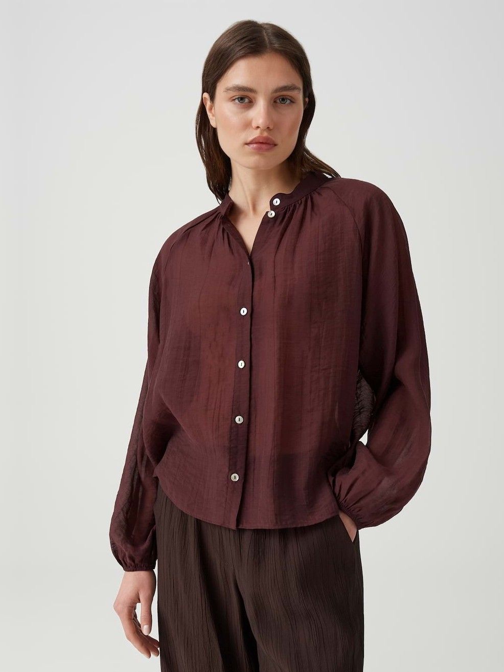 OPUS - BLOUSE - Rood