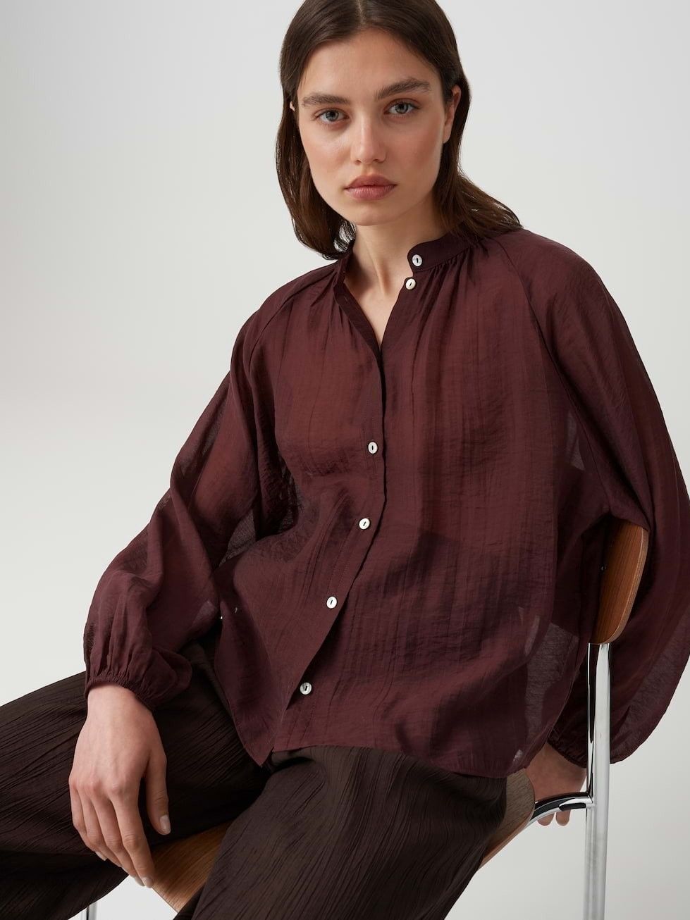 OPUS - BLOUSE - Rood