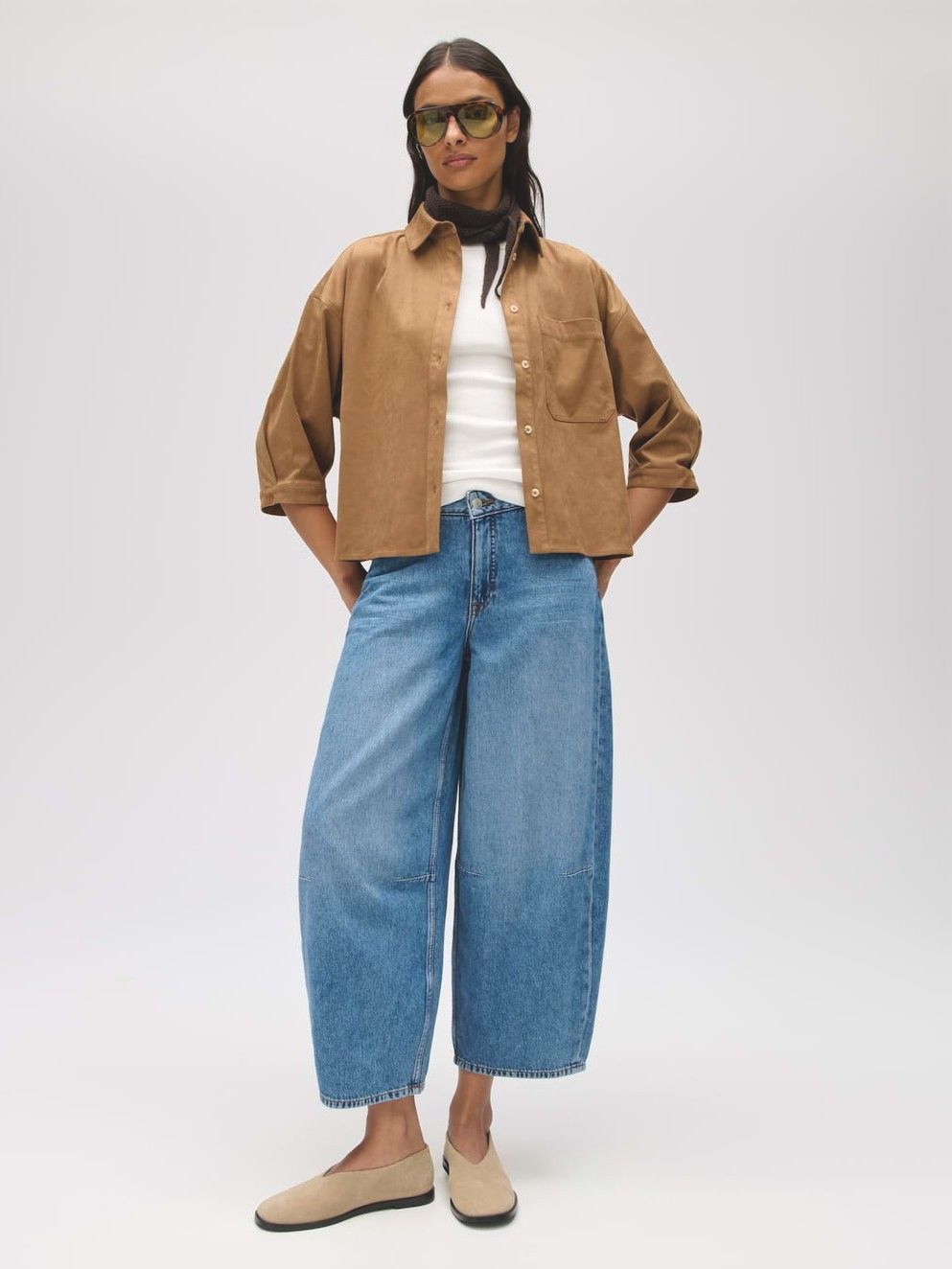 OPUS - BLOUSE - Bruin