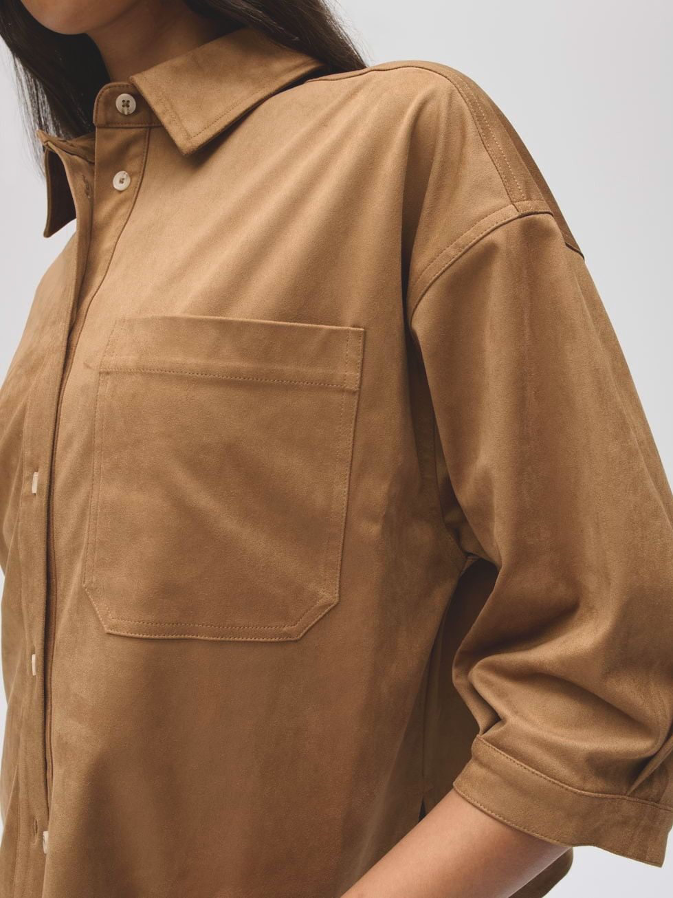 OPUS - BLOUSE - Bruin