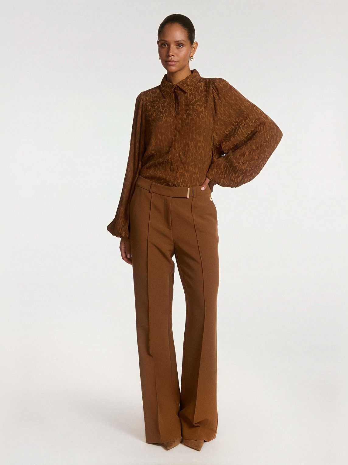 AAIKO - BROEK - Bruin