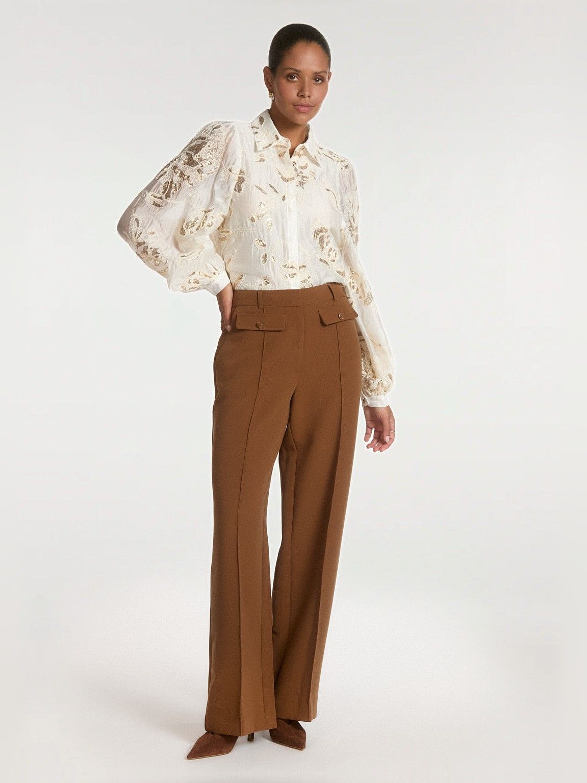 AAIKO - BLOUSE - Off white