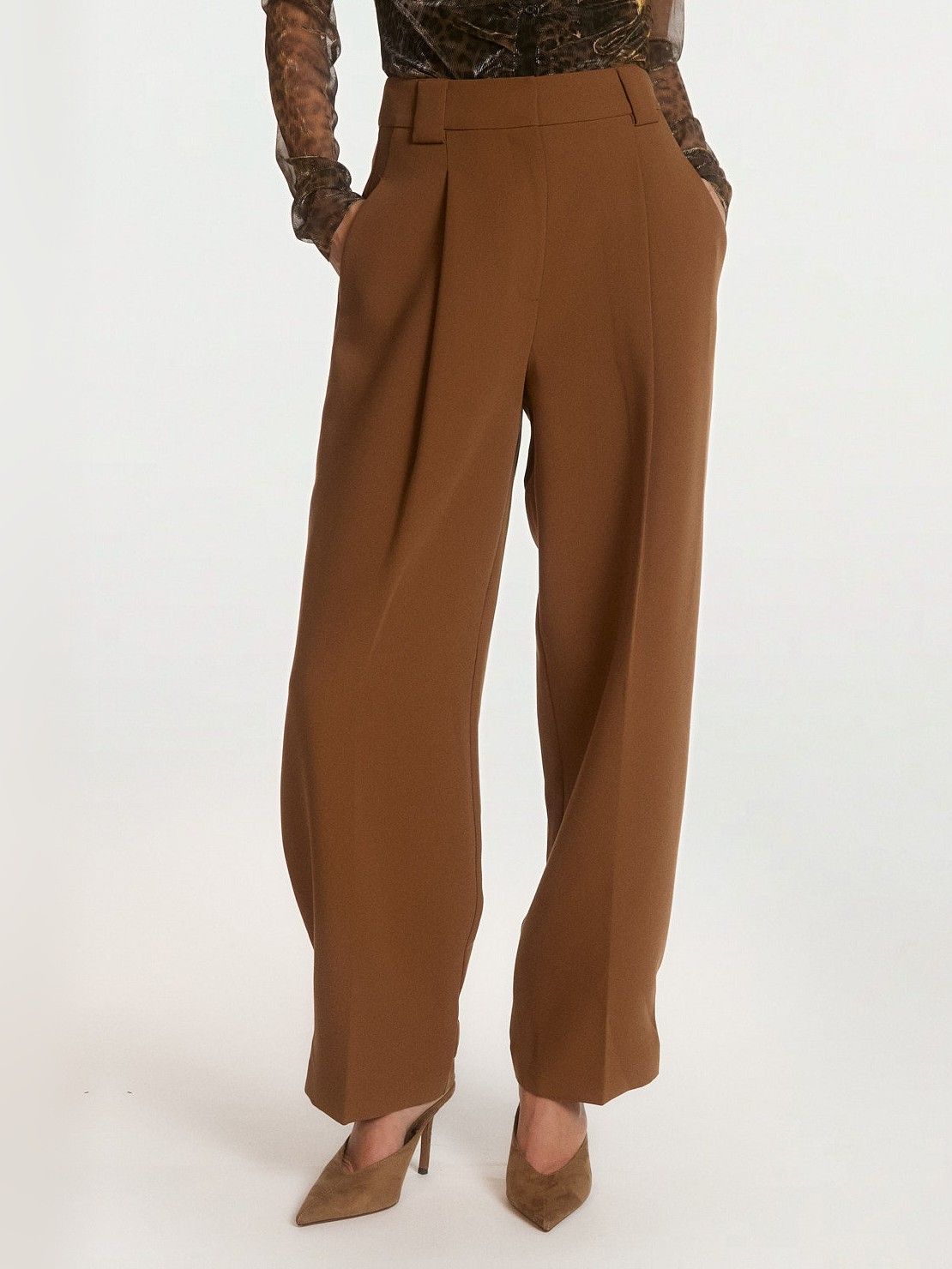 AAIKO - BROEK - Bruin