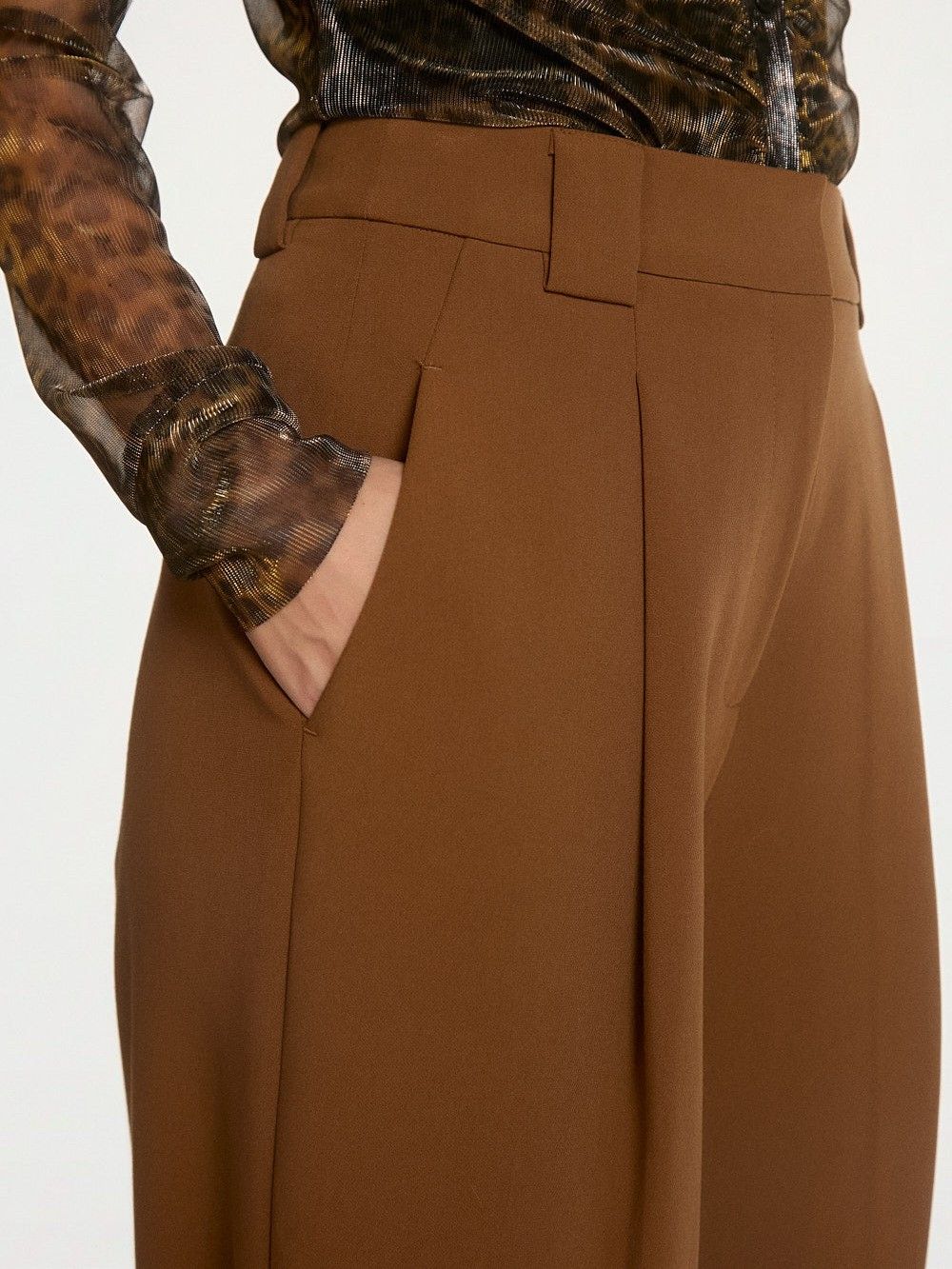 AAIKO - BROEK - Bruin