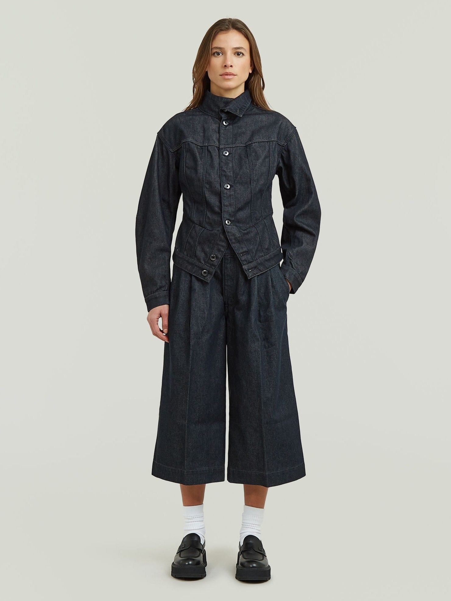 G-STAR - BROEK - Blauw