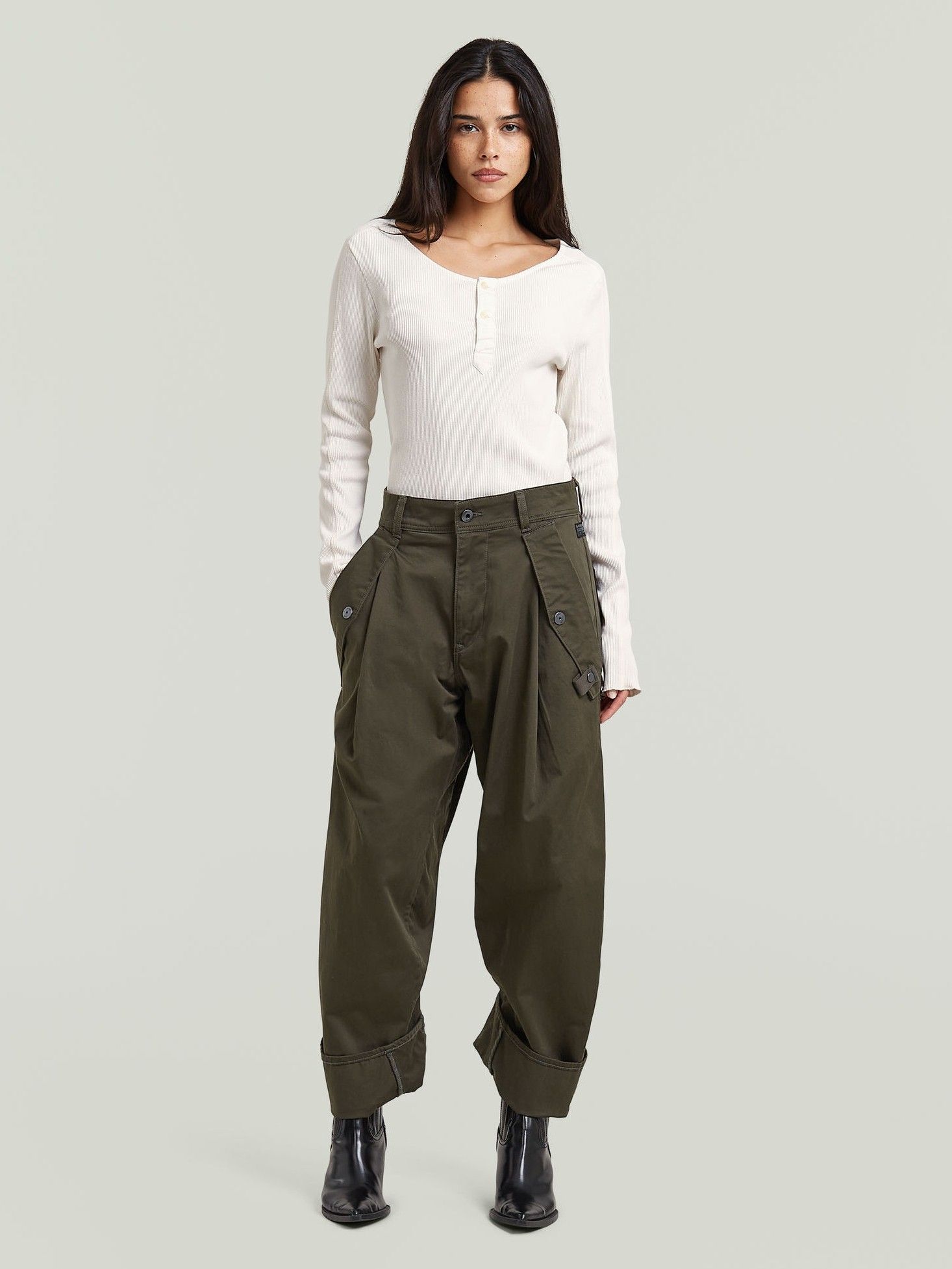 G-STAR - BROEK - Groen
