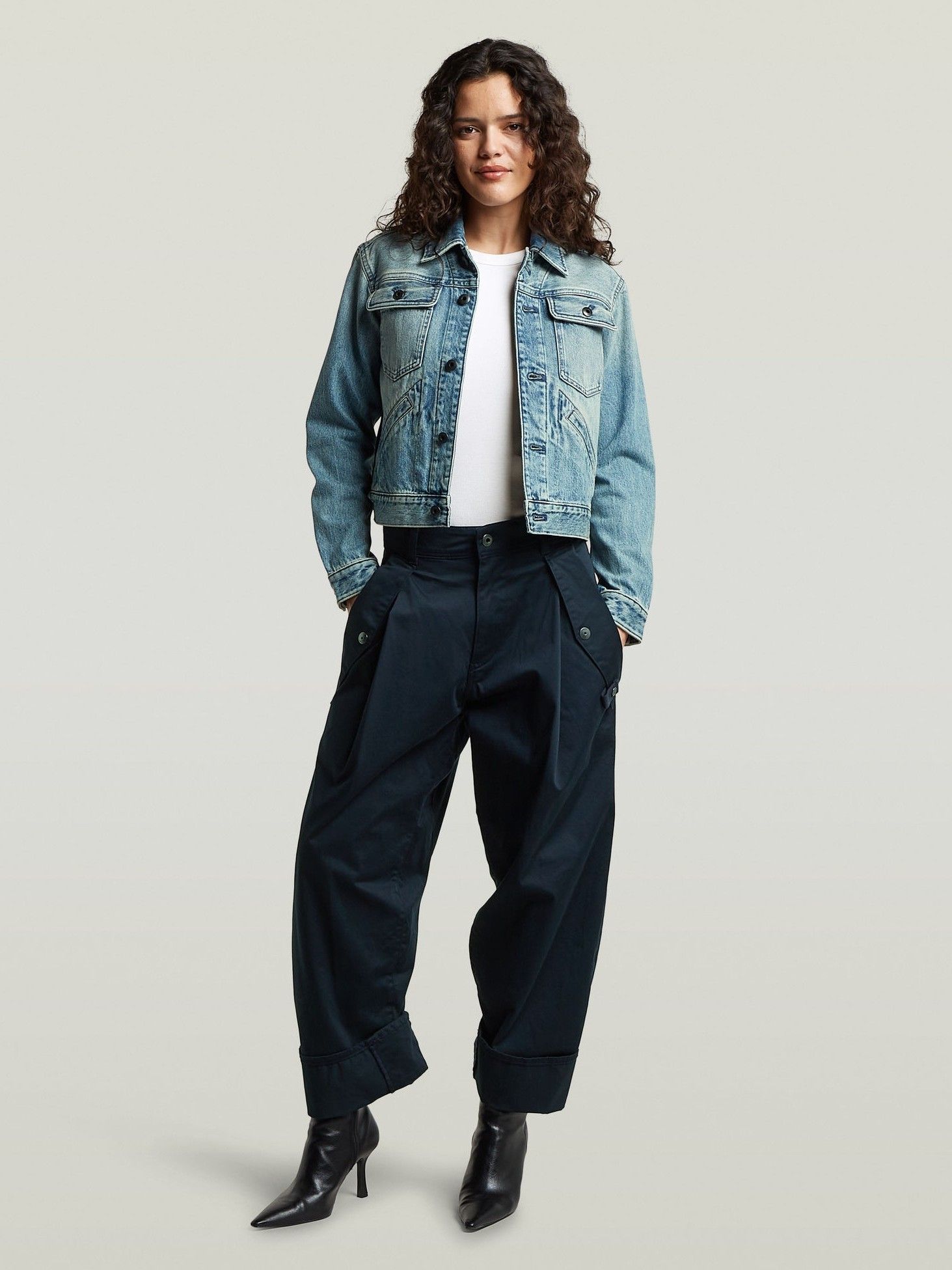 G-STAR - BROEK - Blauw