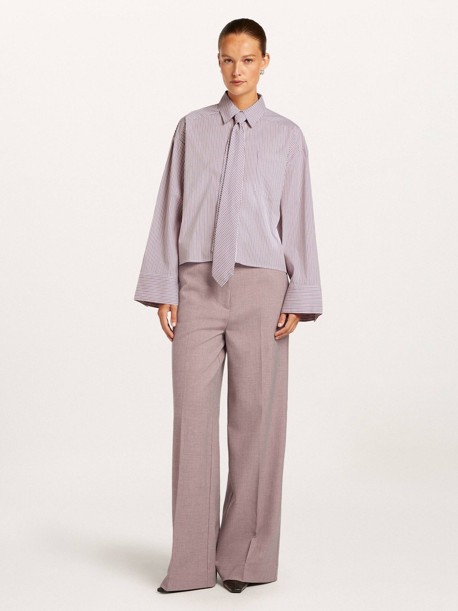 BEAUMONT - BLOUSE - Paars