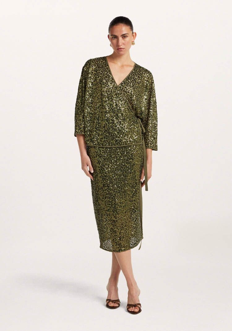 BEAUMONT - BLOUSE - Groen