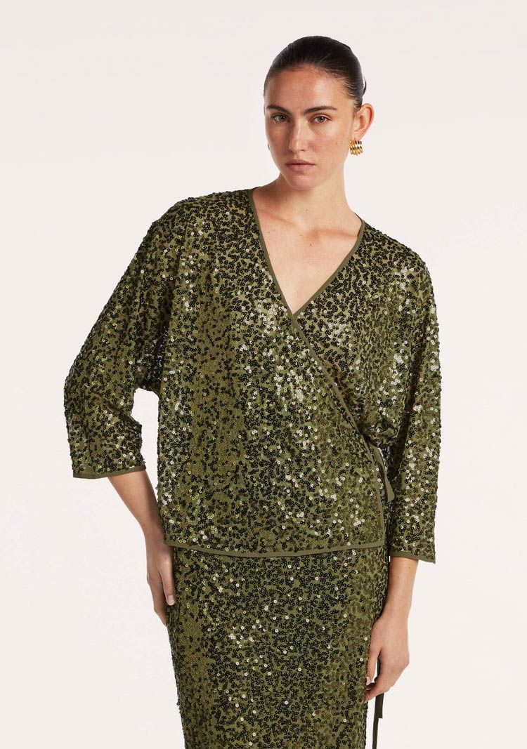 BEAUMONT - BLOUSE - Groen