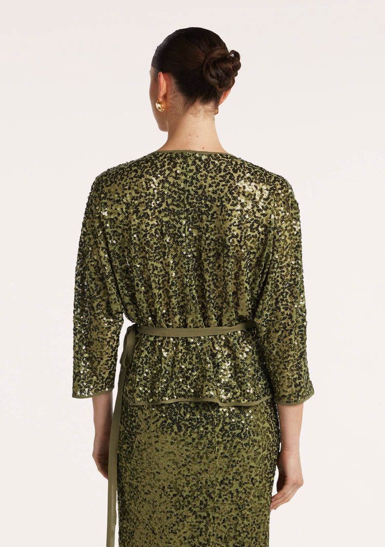 BEAUMONT - BLOUSE - Groen