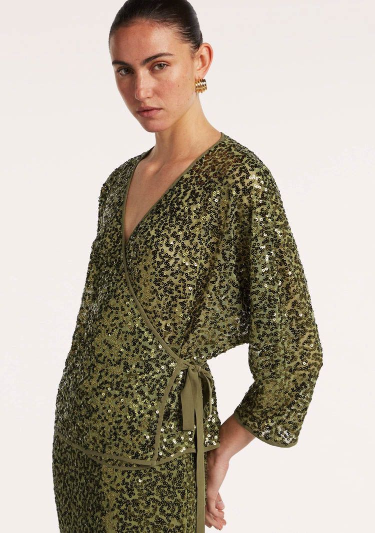 BEAUMONT - BLOUSE - Groen