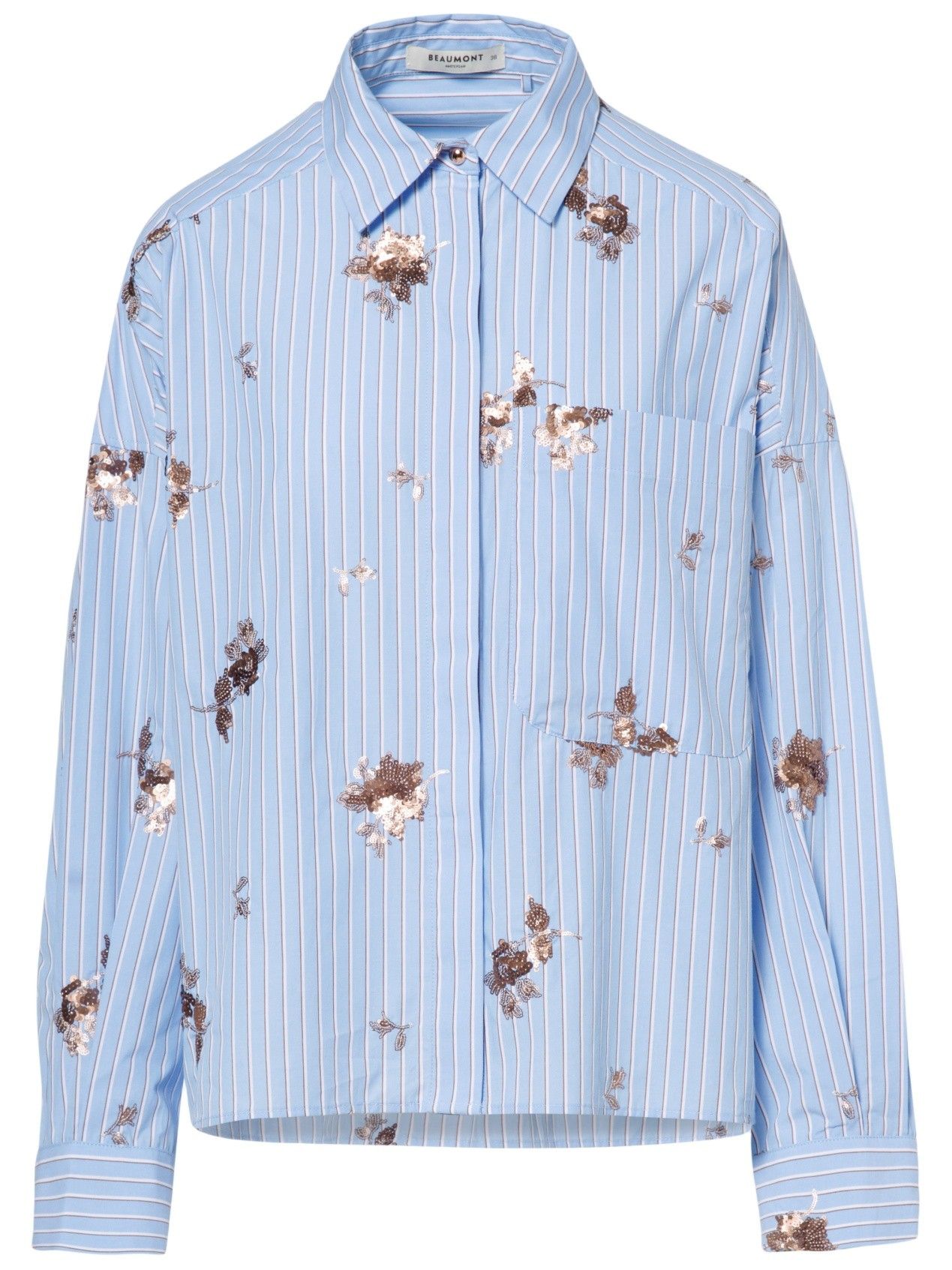 BEAUMONT - BLOUSE - Blauw