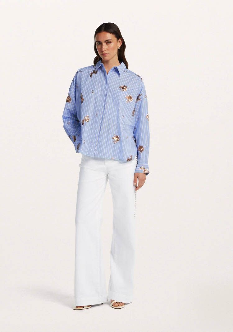 BEAUMONT - BLOUSE - Blauw