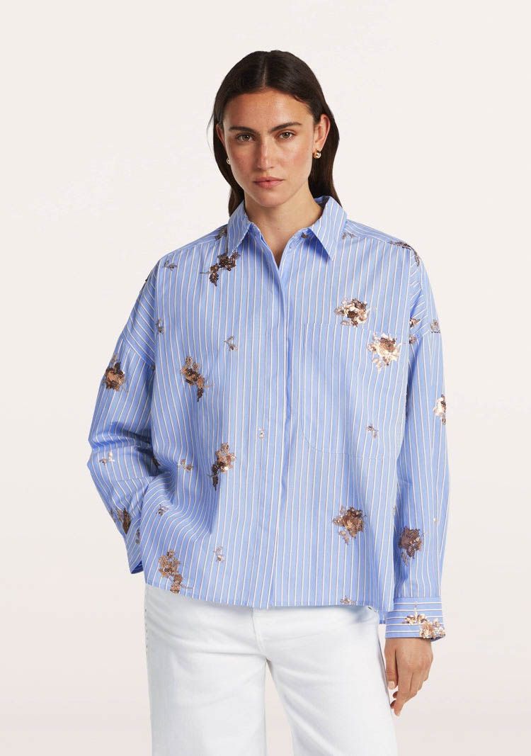 BEAUMONT - BLOUSE - Blauw