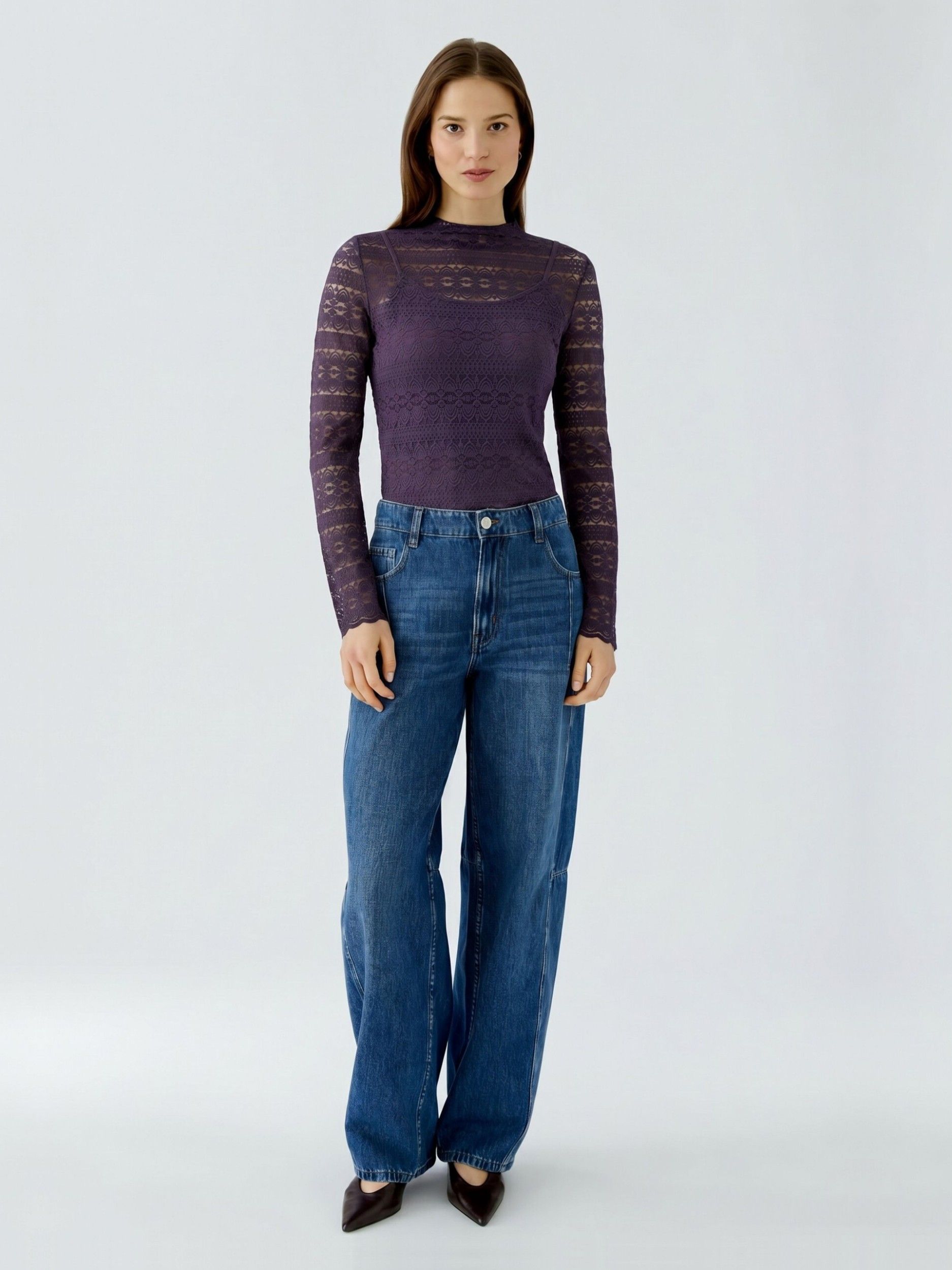 OUI - SHIRT - Paars